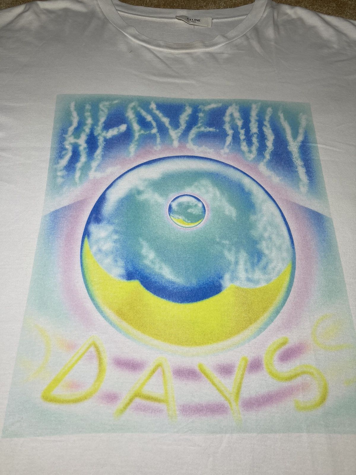 Celine × Hedi Slimane SS22 Celine Heavenly Days Donut Marcelo Lavin Art 2022 Paint Size US M / EU 48-50 / 2 - 4 Thumbnail