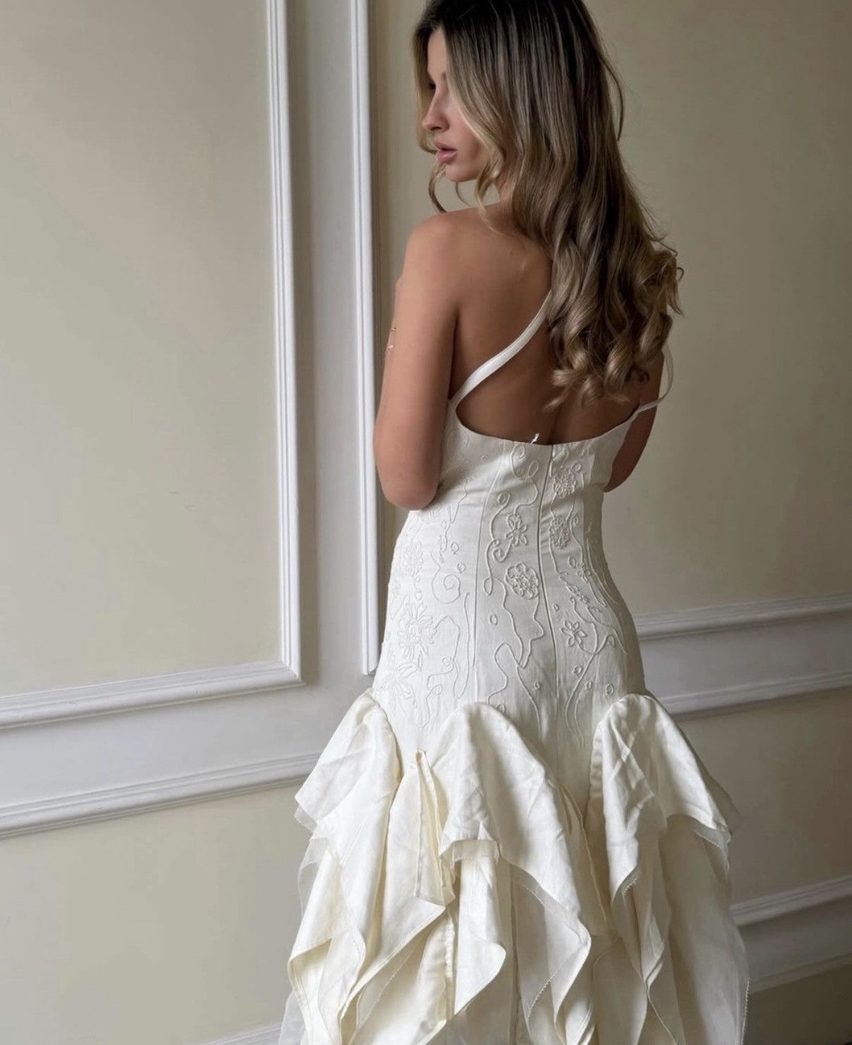 modern classic wedding dresses Mean White Dress| Wedding Gowns XS / White / Lace white fringe dress please choose the larger Black Tube Dresses: Various Size:10Y