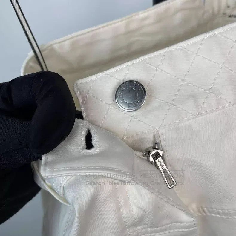 Hermes Hermes White Trousers Size 25" / US 0 / IT 36 - 7 Thumbnail
