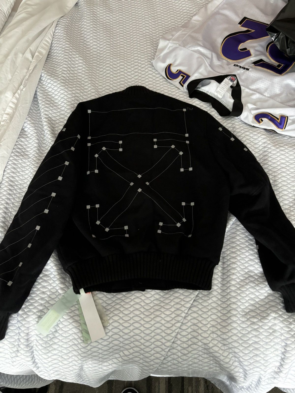 Off-White Off white varsity jacket Size US M / EU 48-50 / 2 - 1 Thumbnail