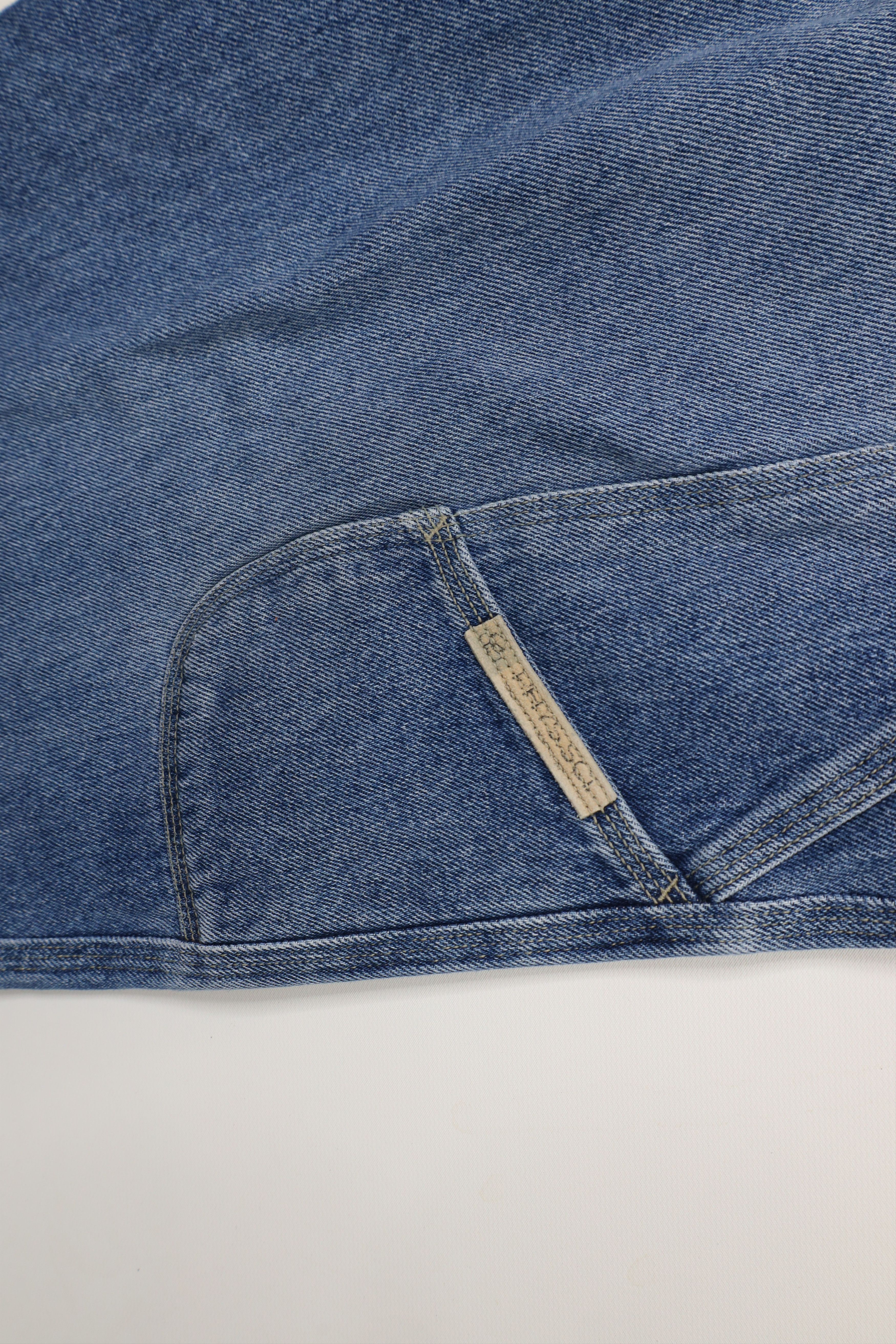 Vintage Vintage 90s Y2K Streetwear Fit Dungaree Denim Jeans Blue Size US 34 / EU 50 - 13 Thumbnail