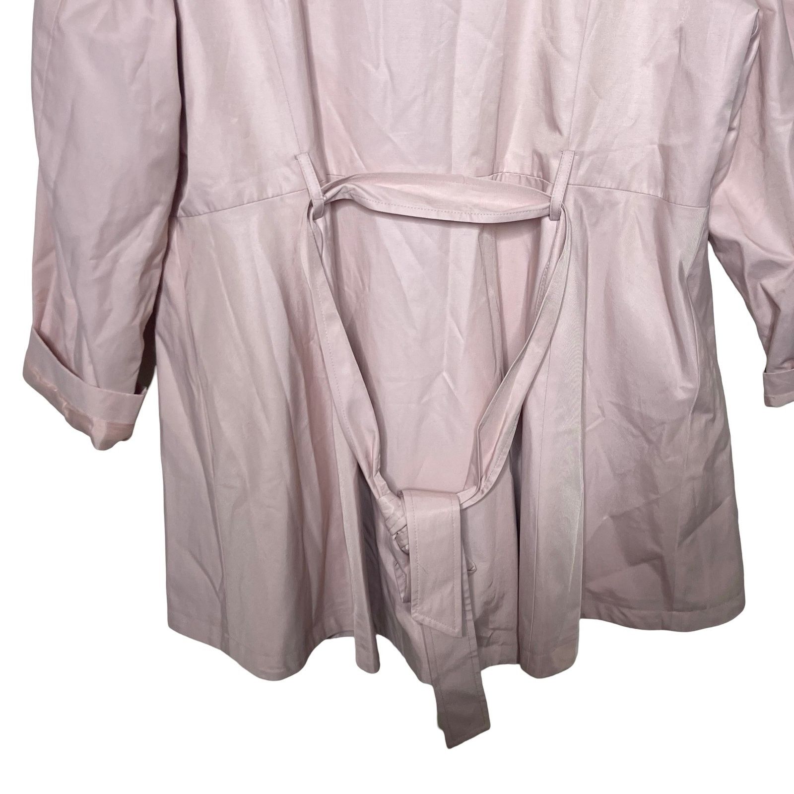 Betsey Johnson Betsy Johnson blush pink rose button trench coat sz 3X Size 3XL / US 20-22 - 4 Thumbnail