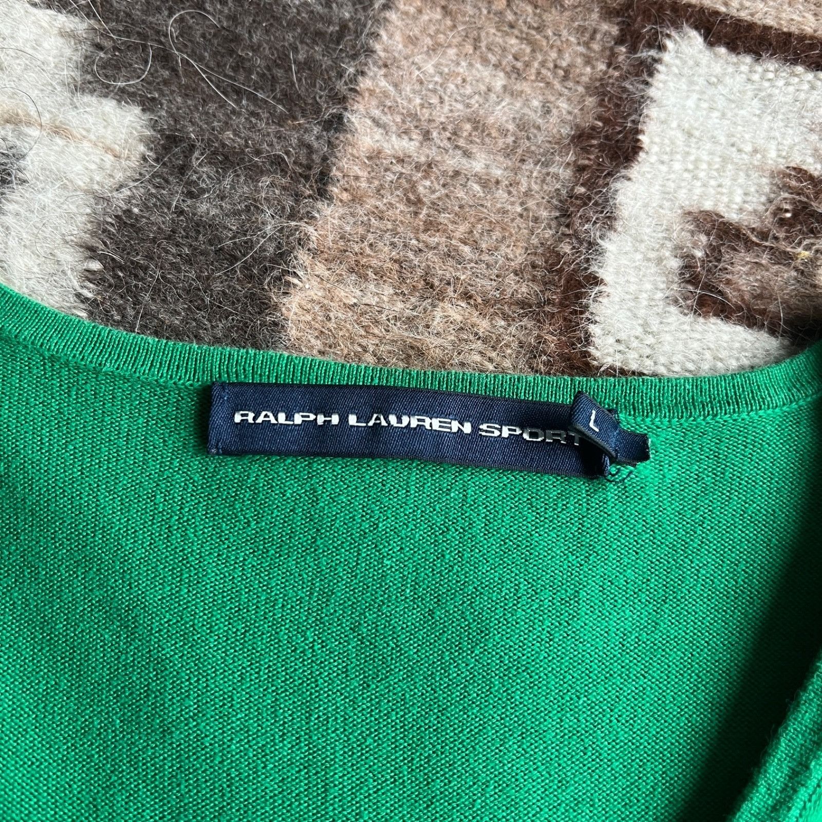 Ralph Lauren Sport Ralph Lauren Sport V Neck Sweater Logo Cotton Knit 9921AC Size L / US 10 / IT 46 - 4 Thumbnail