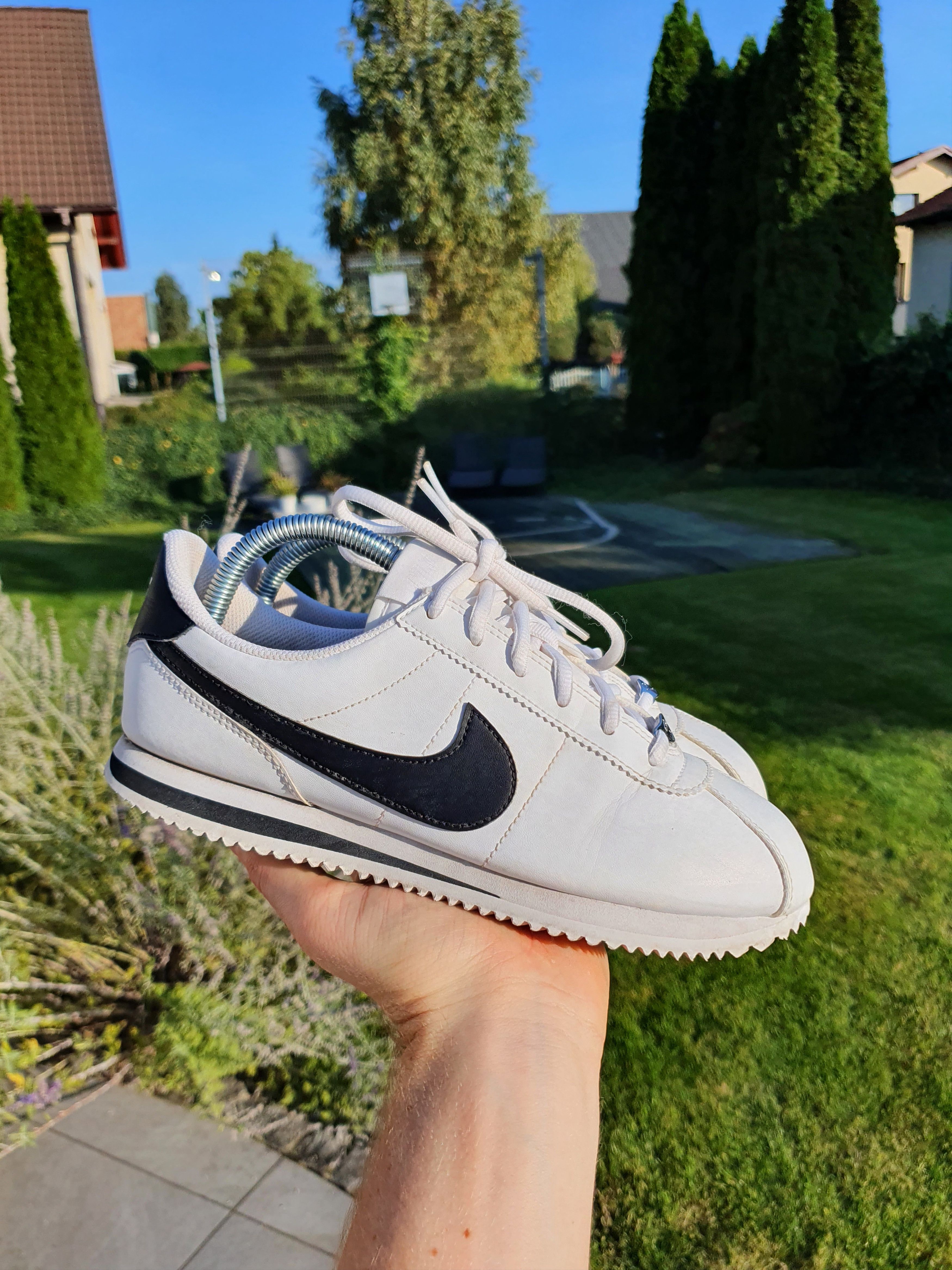 Nike 2022 Nike Cortez Basic SL White Black Los Angeles Raiders Size US 7 / IT 37 - 2 Thumbnail