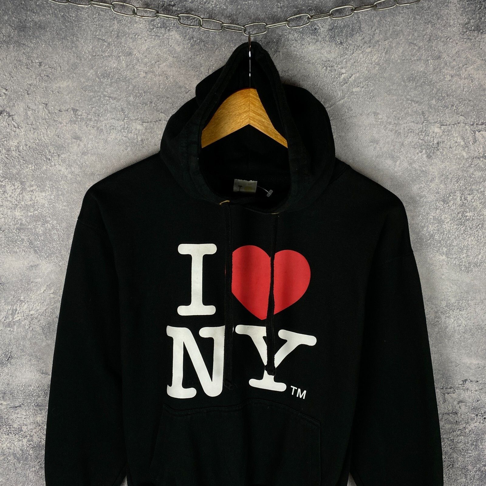 I Love NY I Love NY Hoodie Men's Size S Black Long Sleeve ` Size US S / EU 44-46 / 1 - 2 Thumbnail