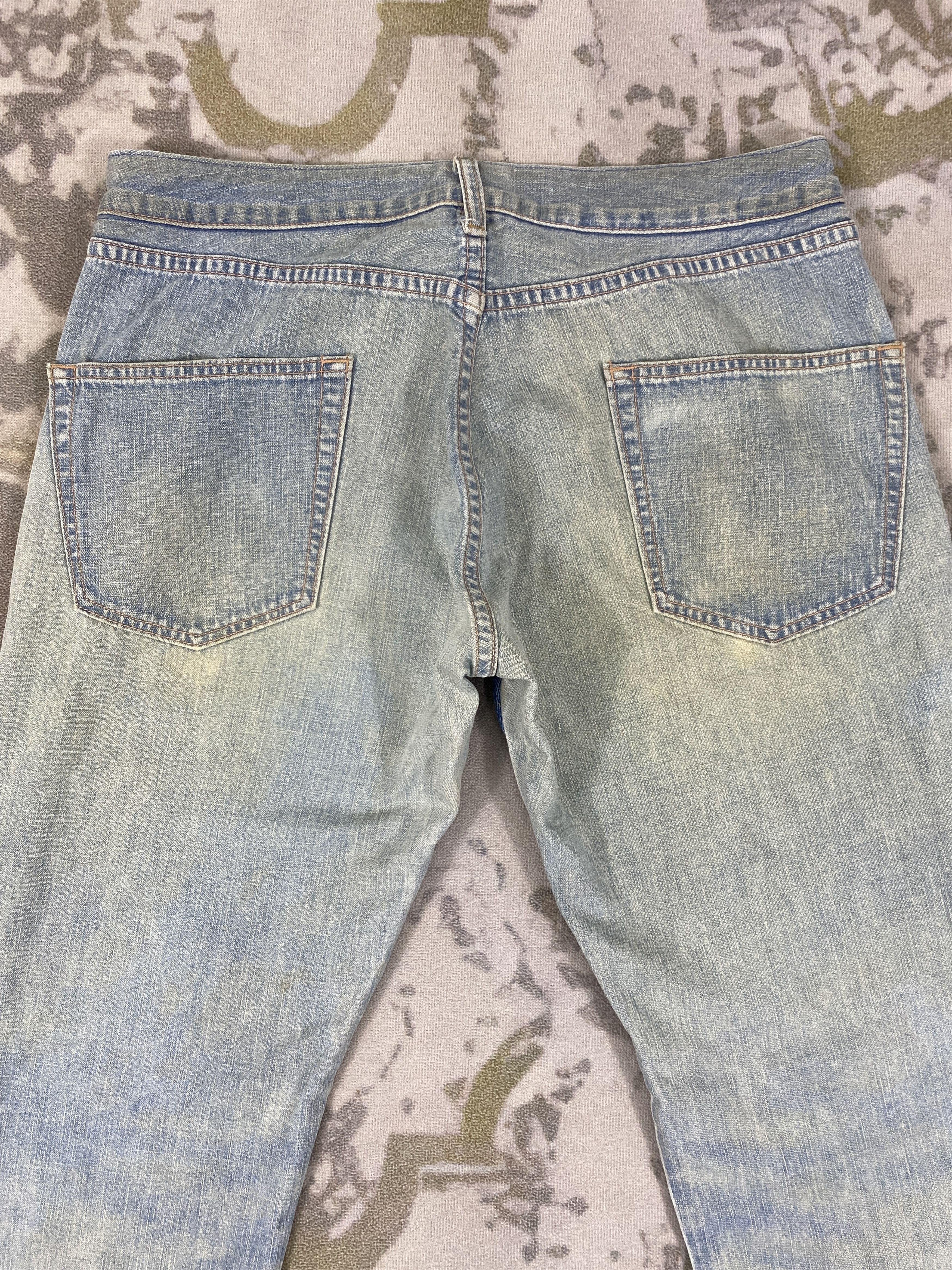 Kapital Japanese Brand Distressed kapital style Jeans 32x31 - JN3553 Size US 32 / EU 48 - 4 Thumbnail