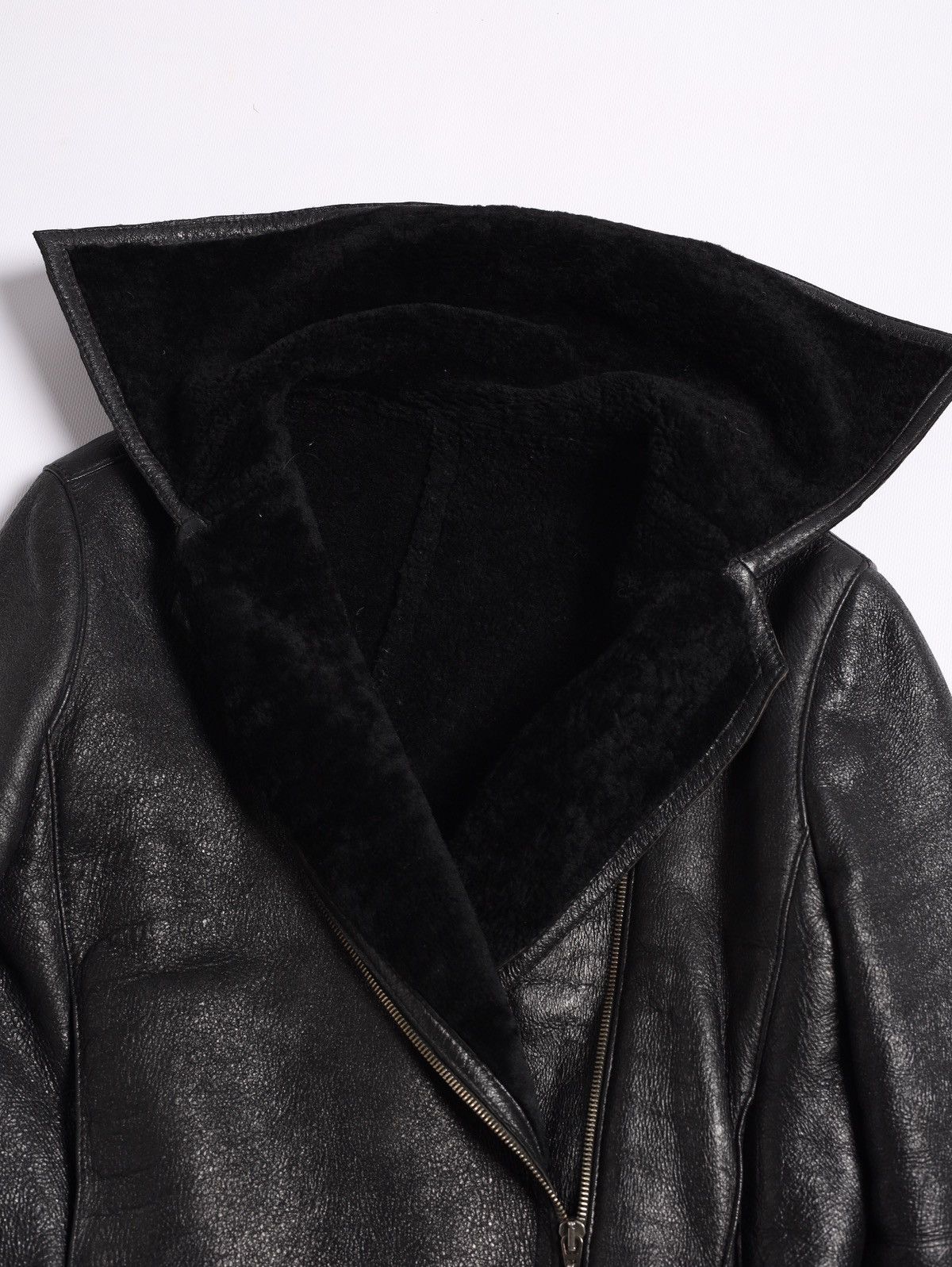 Gianfranco Ferre Gianfranco Ferre GFF Leather Pelle Shearling Crop Jacket Vin Size M / US 6-8 / IT 42-44 - 12 Thumbnail