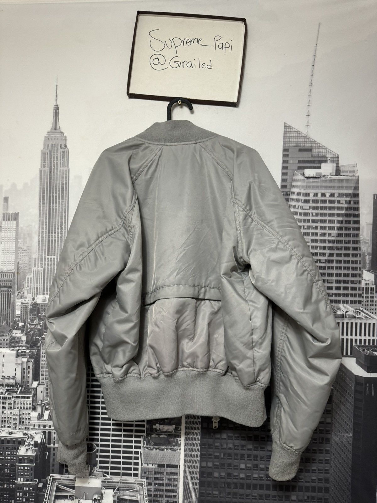Fear of God 💥FOG Fear of God Collection Two Bomber Jacket Silver SZ S Size US S / EU 44-46 / 1 - 14 Thumbnail