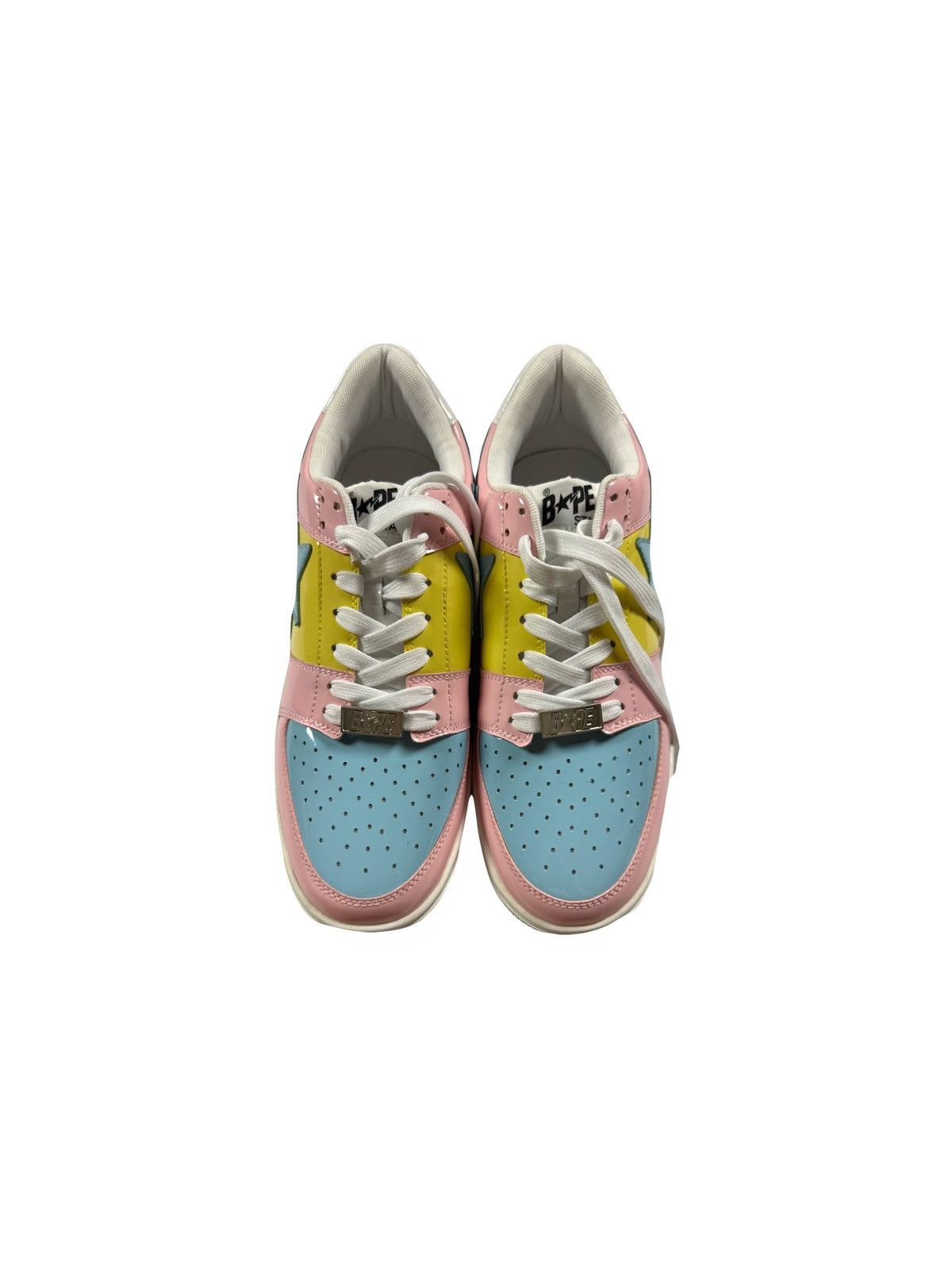 Bape Bapesta Cotton Candy Low Top Shoes Size US 10 / EU 43 - 4 Thumbnail