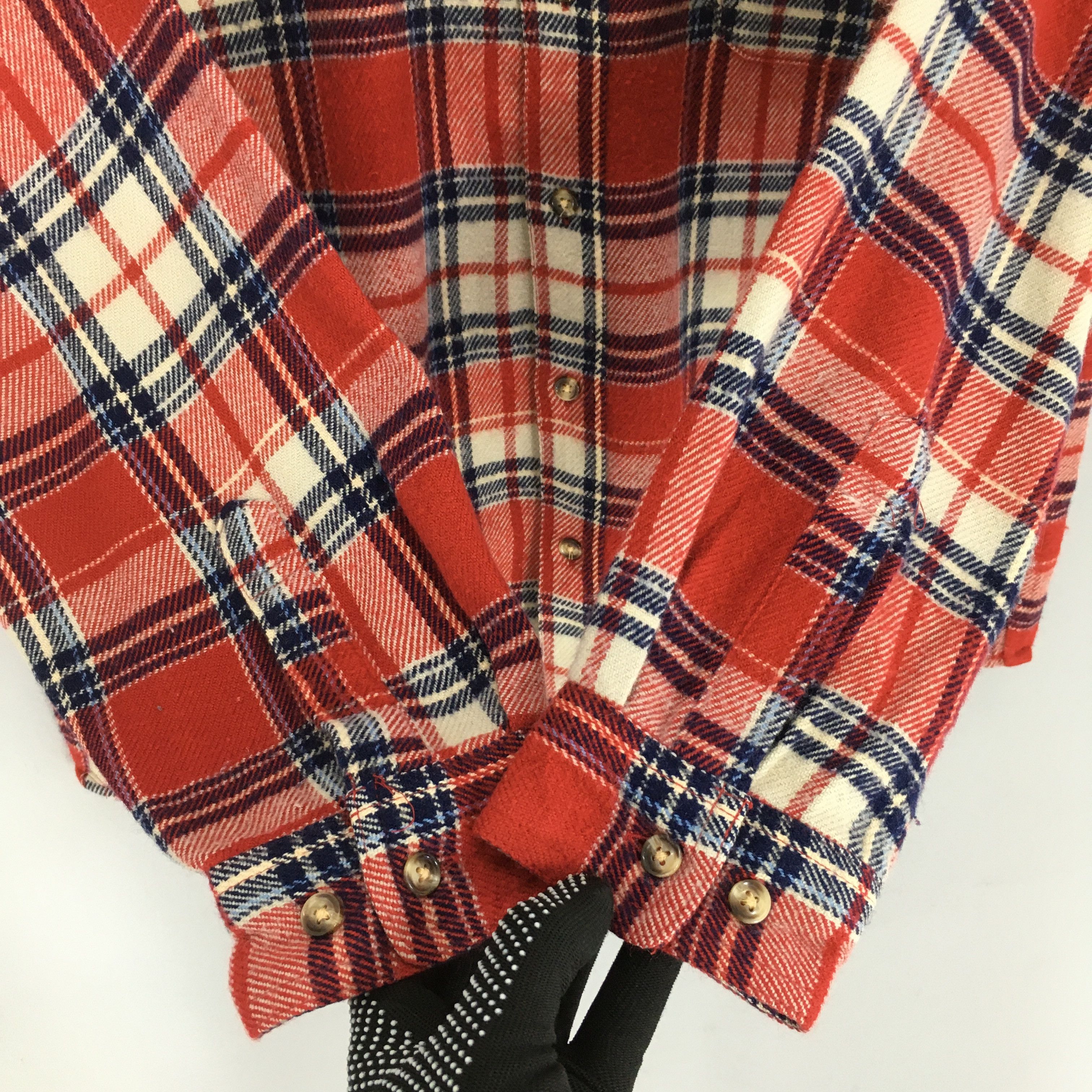 Pepsi Vintage Pepsi Cola Checkered Flannel Shirt XLarge Size US XL / EU 56 / 4 - 5 Thumbnail