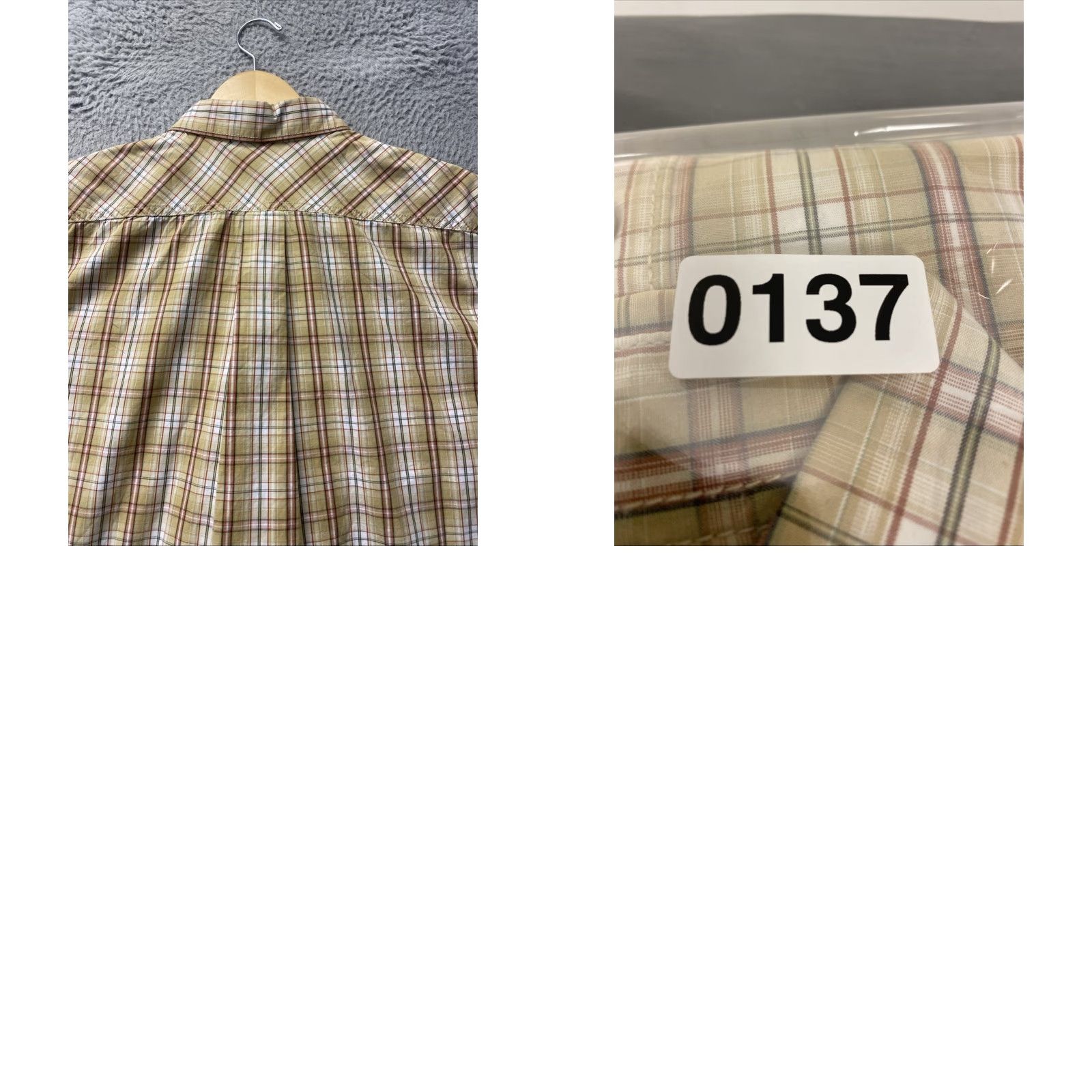 Timberland Timberland Shirt Mens Large Tan Plaid Long Sleeve Button Front Casual Size US L / EU 52-54 / 3 - 9 Thumbnail