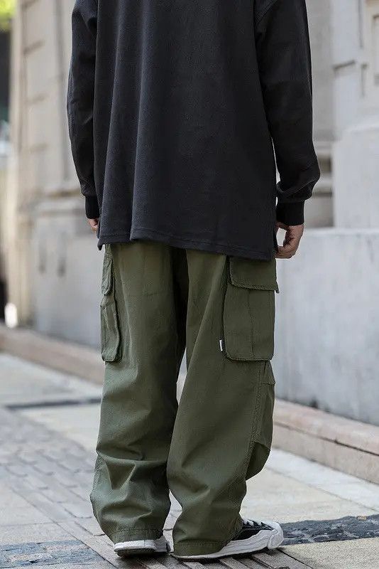 Japanese Brand Yuuka x Asano Japanese Style Cargo Baggy Pants Size US 30 / EU 46 - 3 Thumbnail