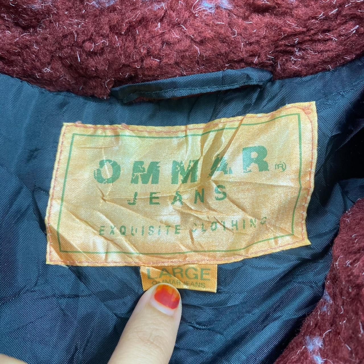 Other OMMAR JEANS NAVAJO Aztec Deep Pile Sherpa Fleece Jacket Size US L / EU 52-54 / 3 - 5 Thumbnail