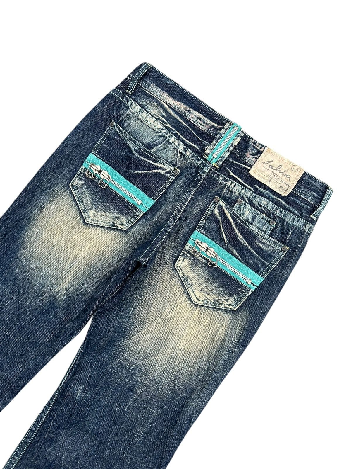 Kapital YOSHITOMO NARA LOLITA Vintage Distressed Rusty Denim Jeans Size US 34 / EU 50 - 6 Thumbnail