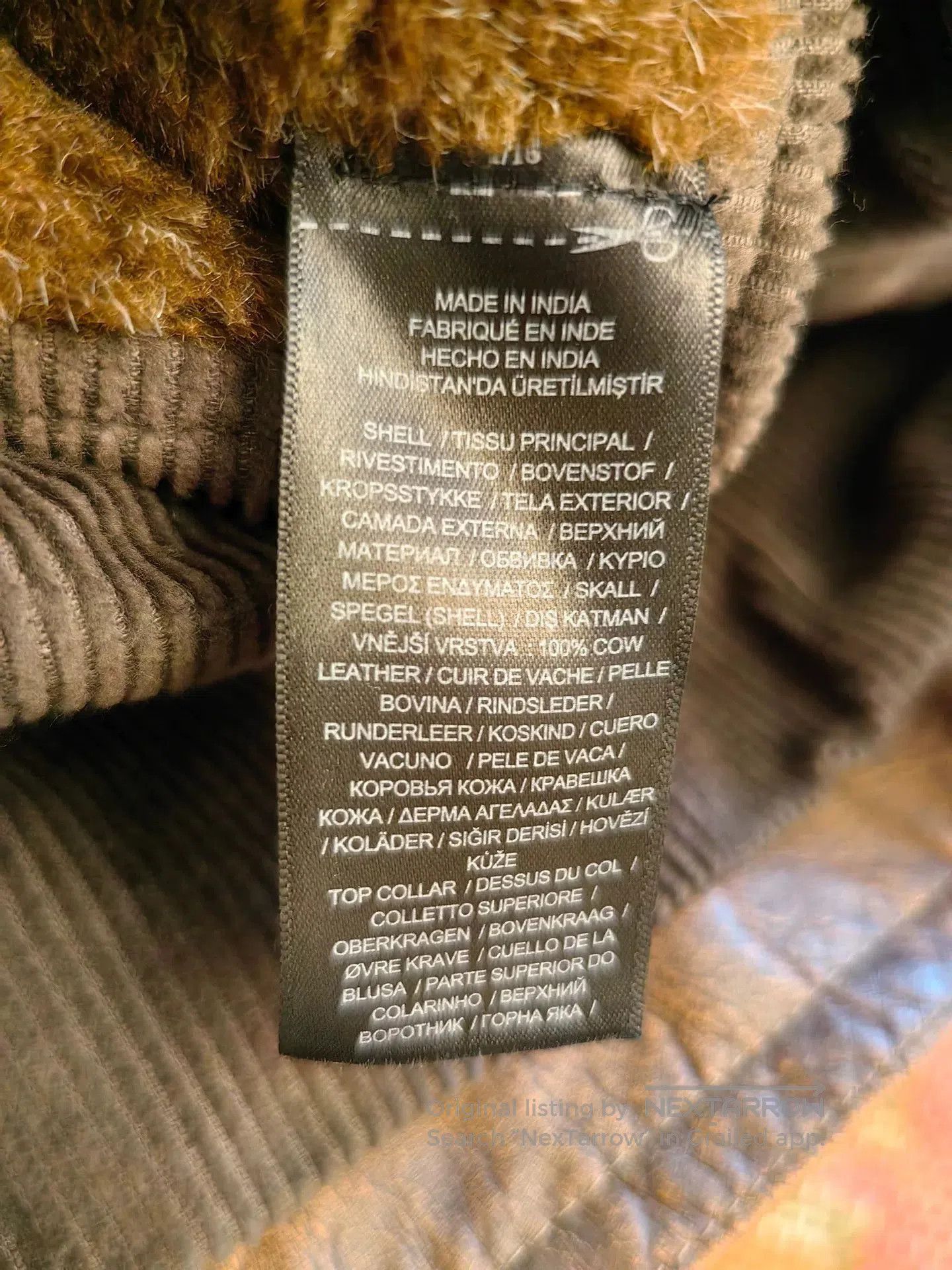 RRL Ralph Lauren RRL Shearling Leather Ranch Coat. Size US M / EU 48-50 / 2 - 4 Thumbnail