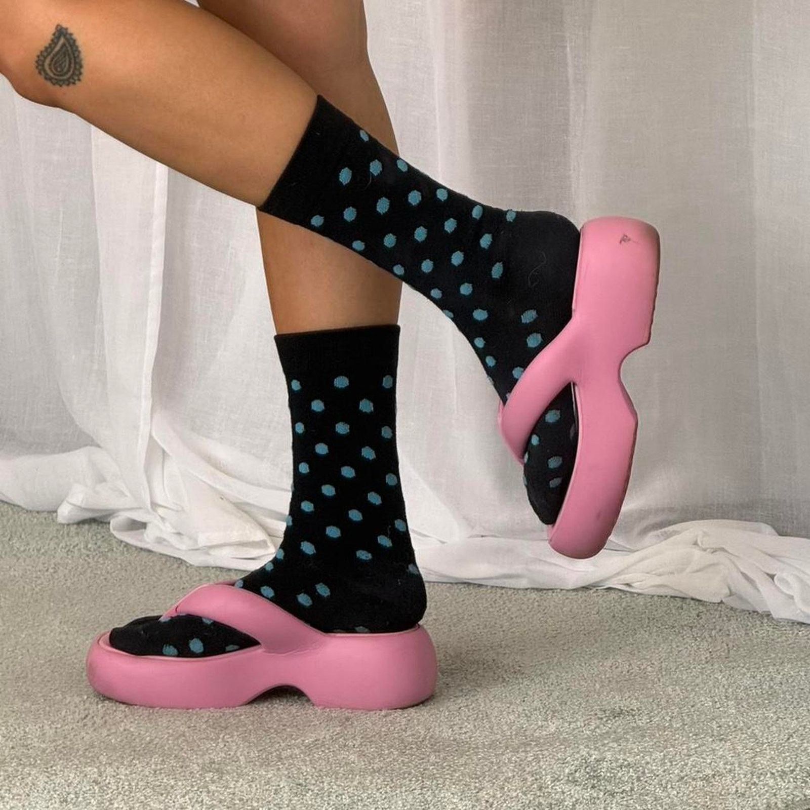 Melissa melissa free II pink platform flip flops ✧ Size US 8 / IT 38 - 3 Thumbnail