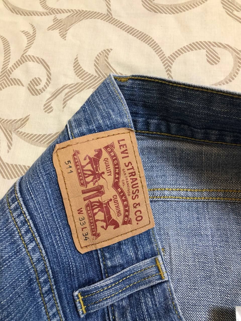 Levi's Vintage Levi's 511 Light Wash Blue Jeans 90s Size US 33 - 4 Thumbnail