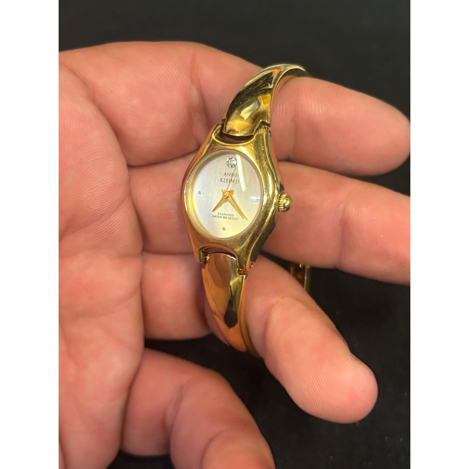 Anne Klein Anne Klein Gold Tone Women’s Watch! New Battery! Size ONE SIZE - 3 Thumbnail
