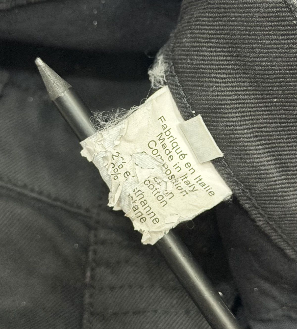 Balmain BALMAIN Decarnin FW 2009 Waxed Biker Black Denim Jeans Zip Size US 28 / EU 44 - 16 Thumbnail