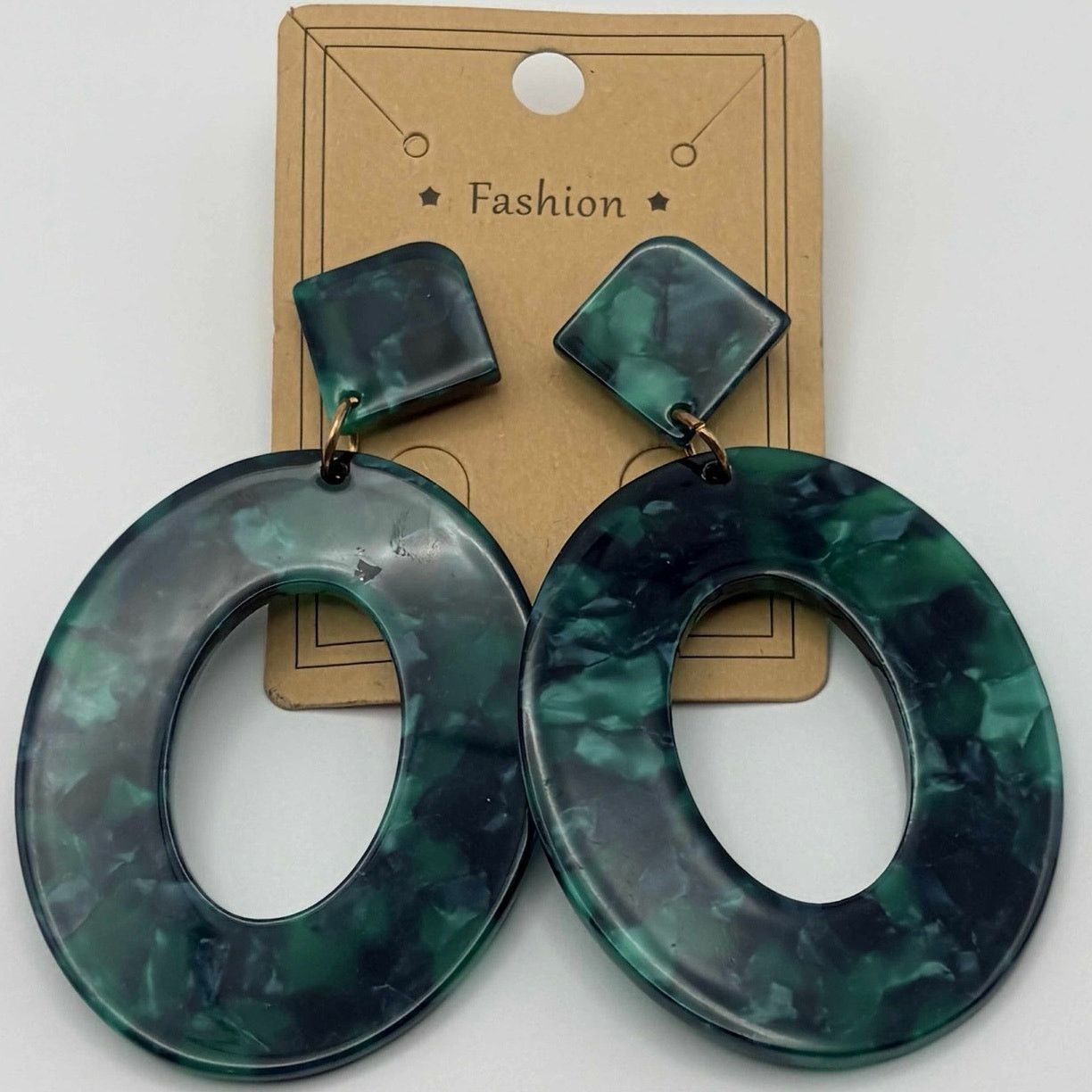 Other Green Forest Marble Drops Earrings Size ONE SIZE - 2 Thumbnail