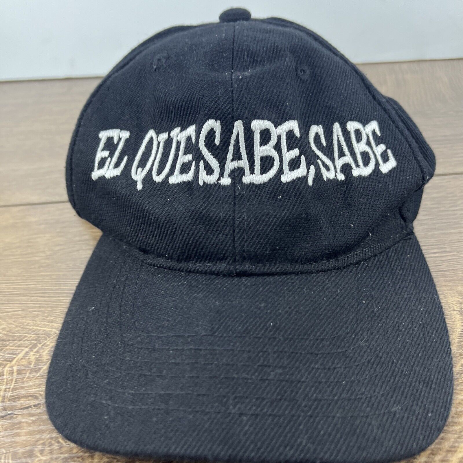 Other El Quesabe Sabe Hat Black Hat Adjustable Adult Size Hat Blac Size ONE SIZE - 5 Thumbnail