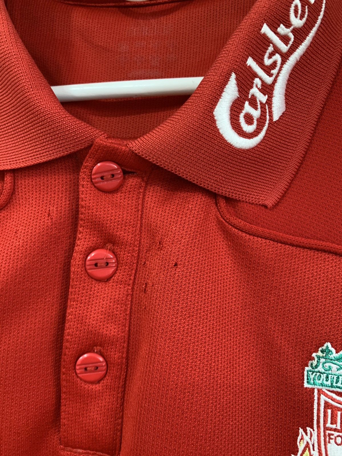 Adidas Liverpool 2008 Football Polo Shirt Adidas Soccer Jersey Sz L Size US XL / EU 56 / 4 - 8 Thumbnail
