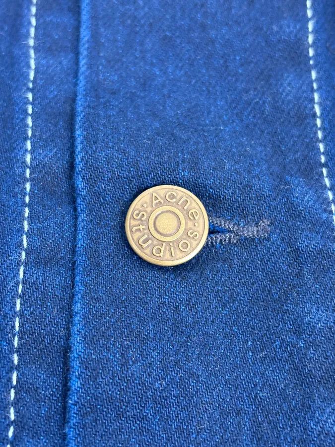 Acne Studios AW2017 Acne Studios Cobalt Blue Worker Trucker Jacket Size US M / EU 48-50 / 2 - 9 Thumbnail