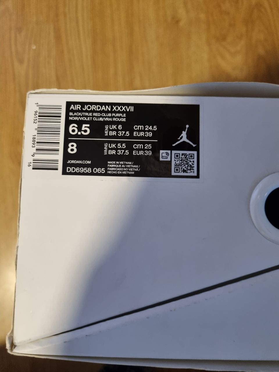 Jordan Brand Jordan 37 Raptors Size US 6.5 / EU 39-40 - 8 Thumbnail