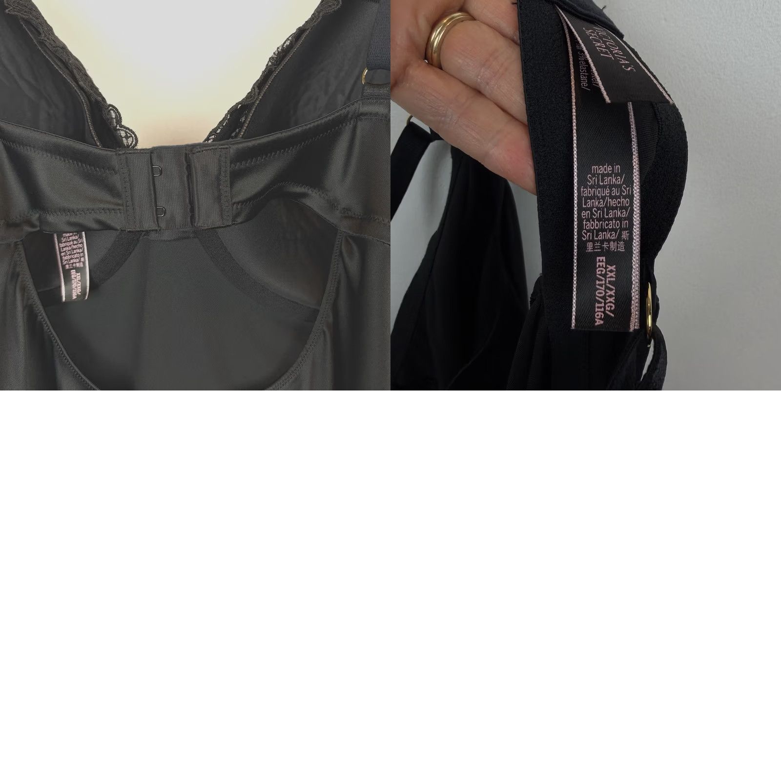 Victoria's Secret Victorias Secret Satin Slip Dress Lace Black Mini XXL Plus Sexy Shiny Size XXL / US 16-18 / IT 52-54 - 8 Thumbnail