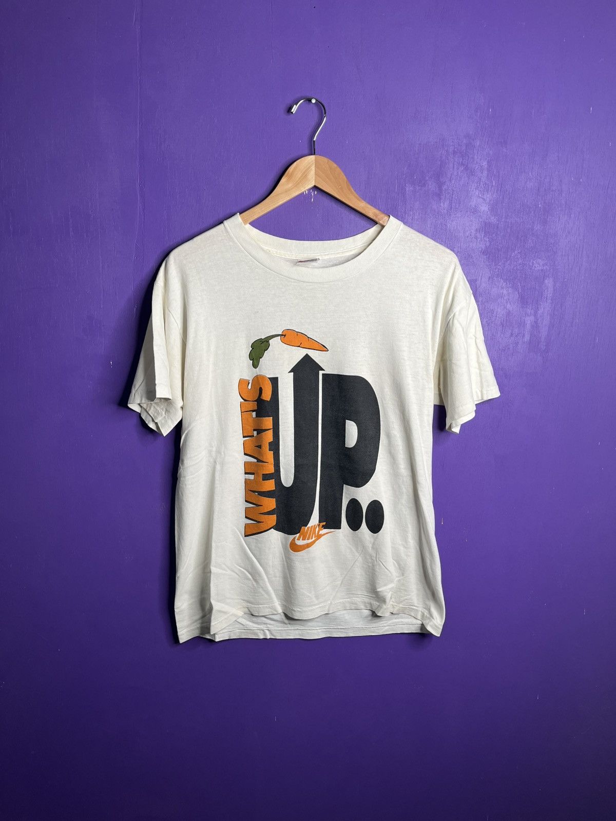 Nike × Vintage Vintage 90s Nike Jordan bugs bunny what’s up? T-shirt Size US M / EU 48-50 / 2 - 1 Thumbnail