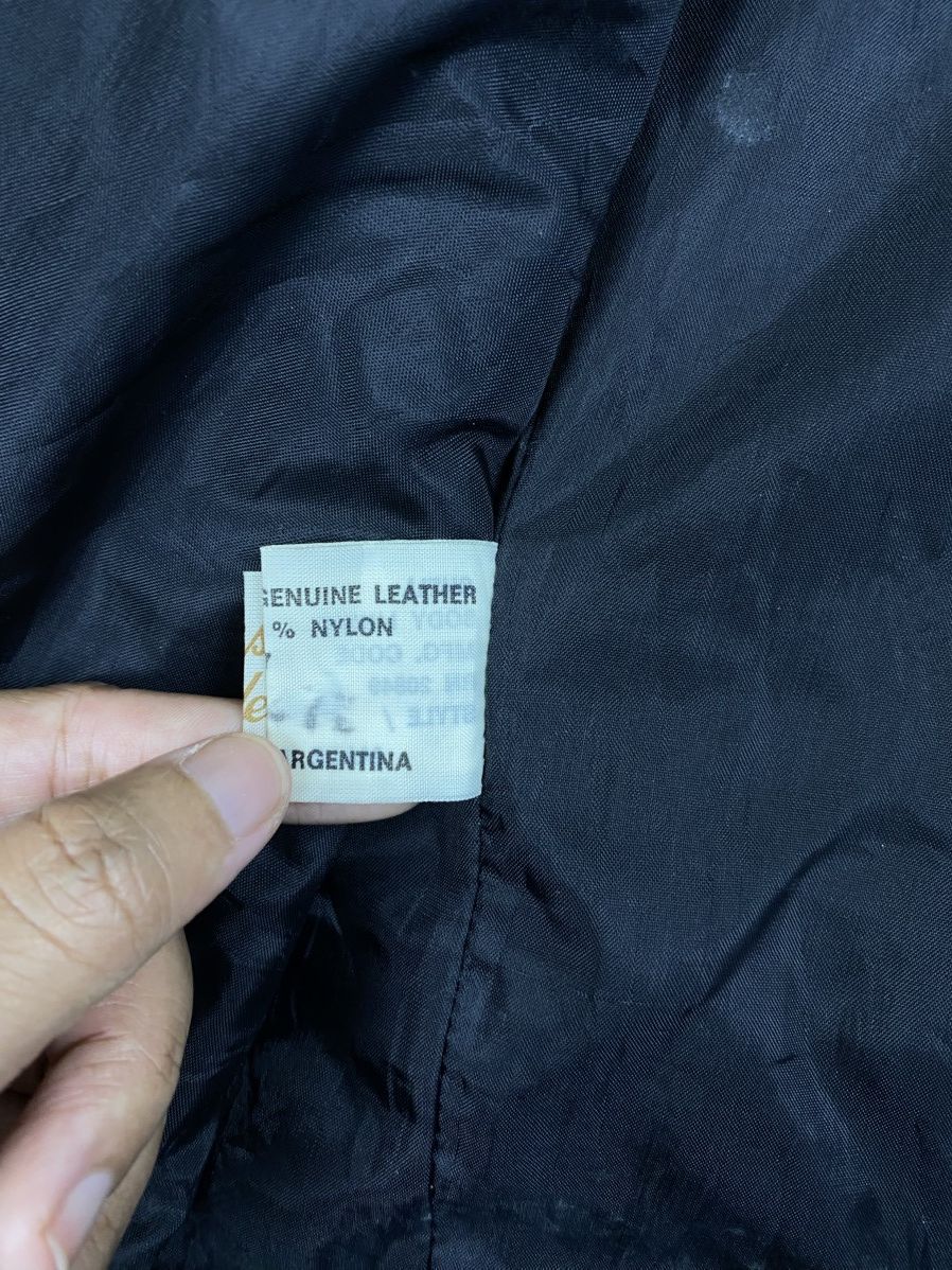 Leather 🔥RARE Vintage Leather Jacket Made In Argentina Size US M / EU 48-50 / 2 - 16 Thumbnail