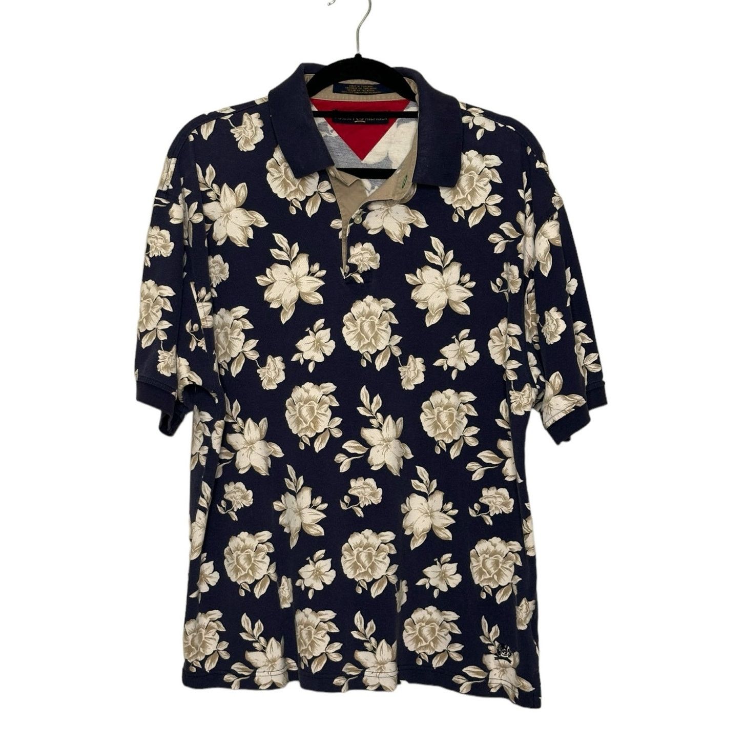 Tommy Hilfiger Tommy Hilfiger vintage floral polo shirt size Large Size US L / EU 52-54 / 3 - 1 Thumbnail