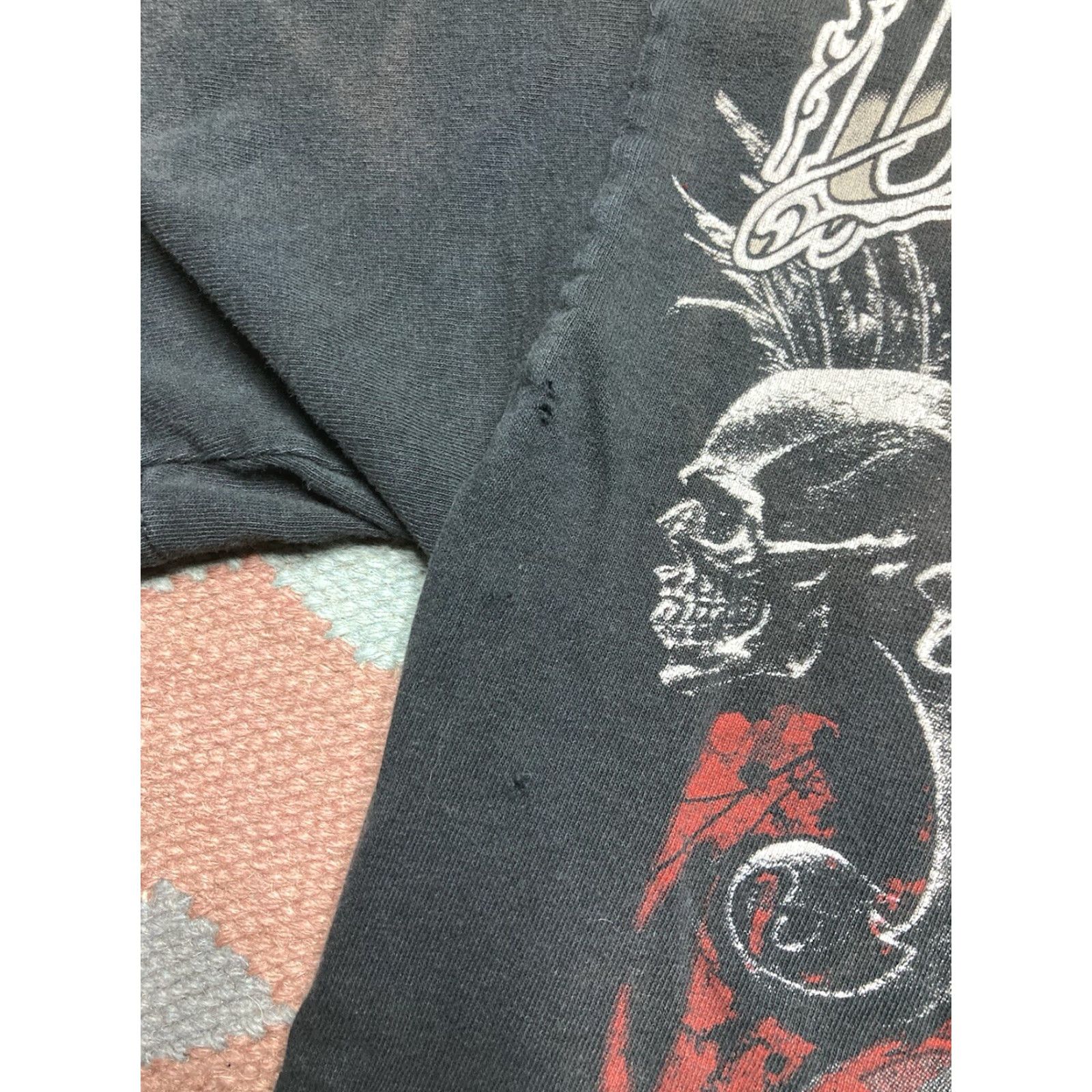Vintage VINTAGE Daytona bike week grunge skulls t shirt M & M Men Black T-Shirt Medium Gothic Size US M / EU 48-50 / 2 - 7 Thumbnail