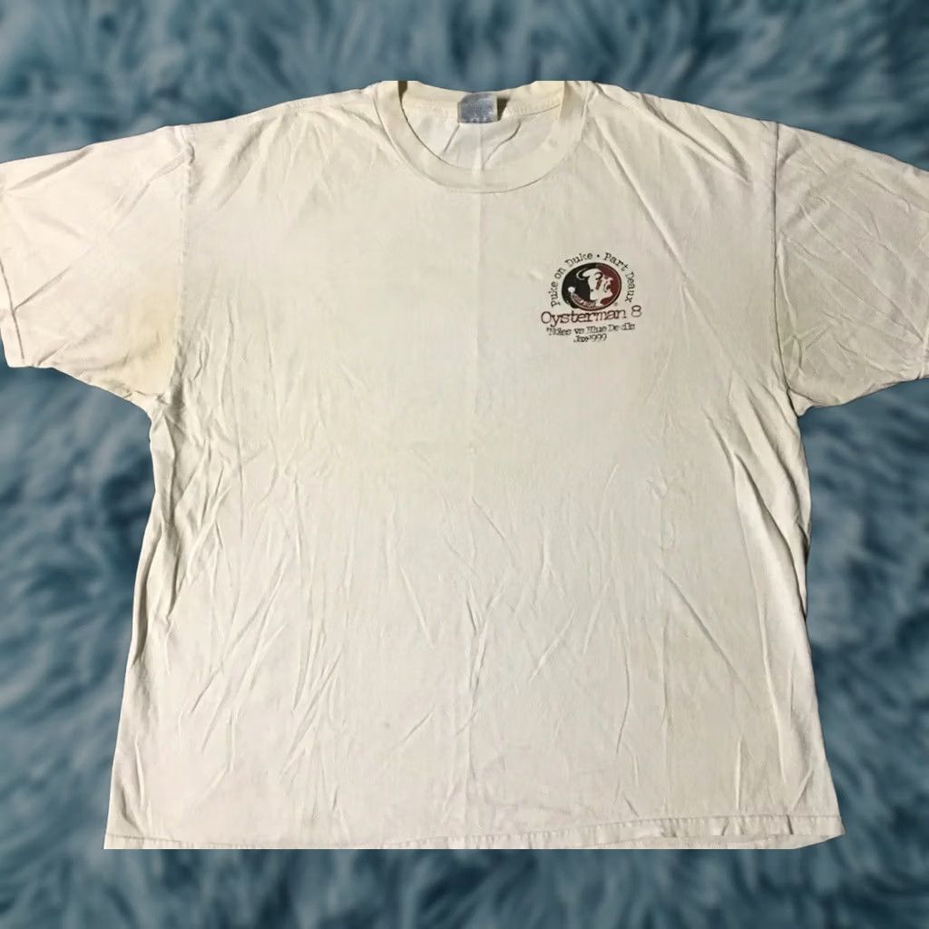 Vintage VINTAGE 90s Puke On Duke Noles Vs Blue Devils Shirt XXL College Funny Beer PE Size US XXL / EU 58 / 5 - 1 Thumbnail