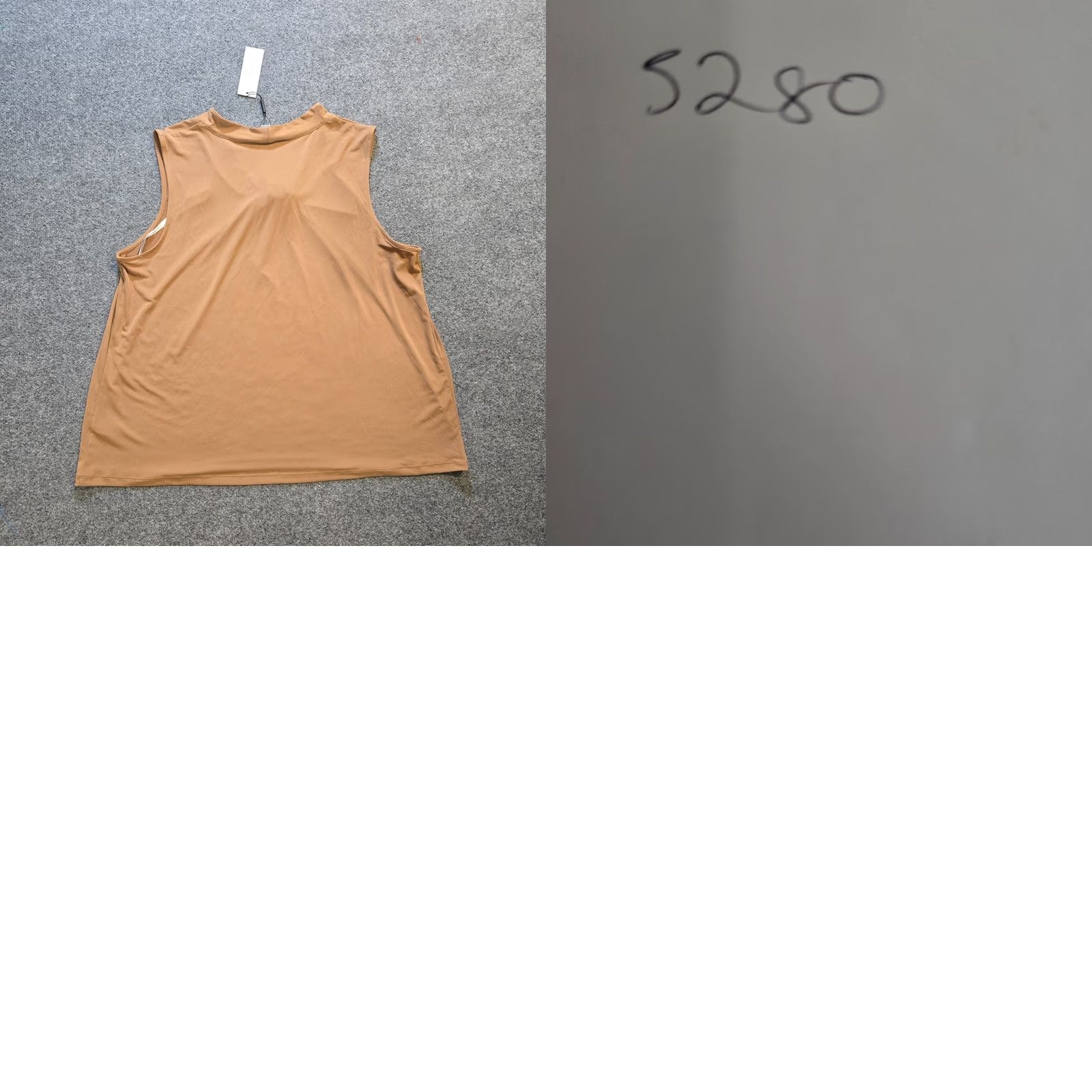 Calvin Klein Calvin Klein Tank Womens 2X Brown Stretch Sleeveless V-Neck Casual Knit Polyester Tank Top Layer Basic Size XXL / US 16-18 / IT 52-54 - 8 Thumbnail