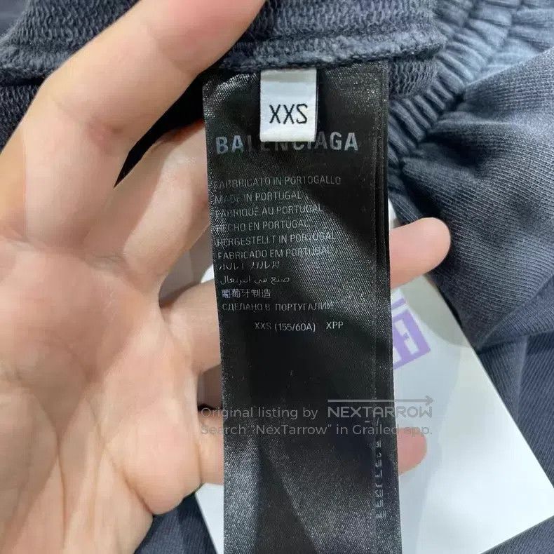 Balenciaga Balenciaga size XXS Flame Text Washed Distressed Sweatpant Size US 26 / EU 42 - 5 Thumbnail