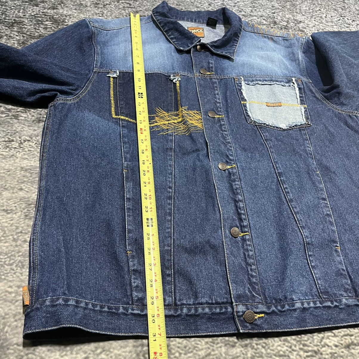 Enyce Vintage Y2K Enyce Hip-Hop Grunge Skater Denim Jacket XXL Size US XXL / EU 58 / 5 - 11 Thumbnail