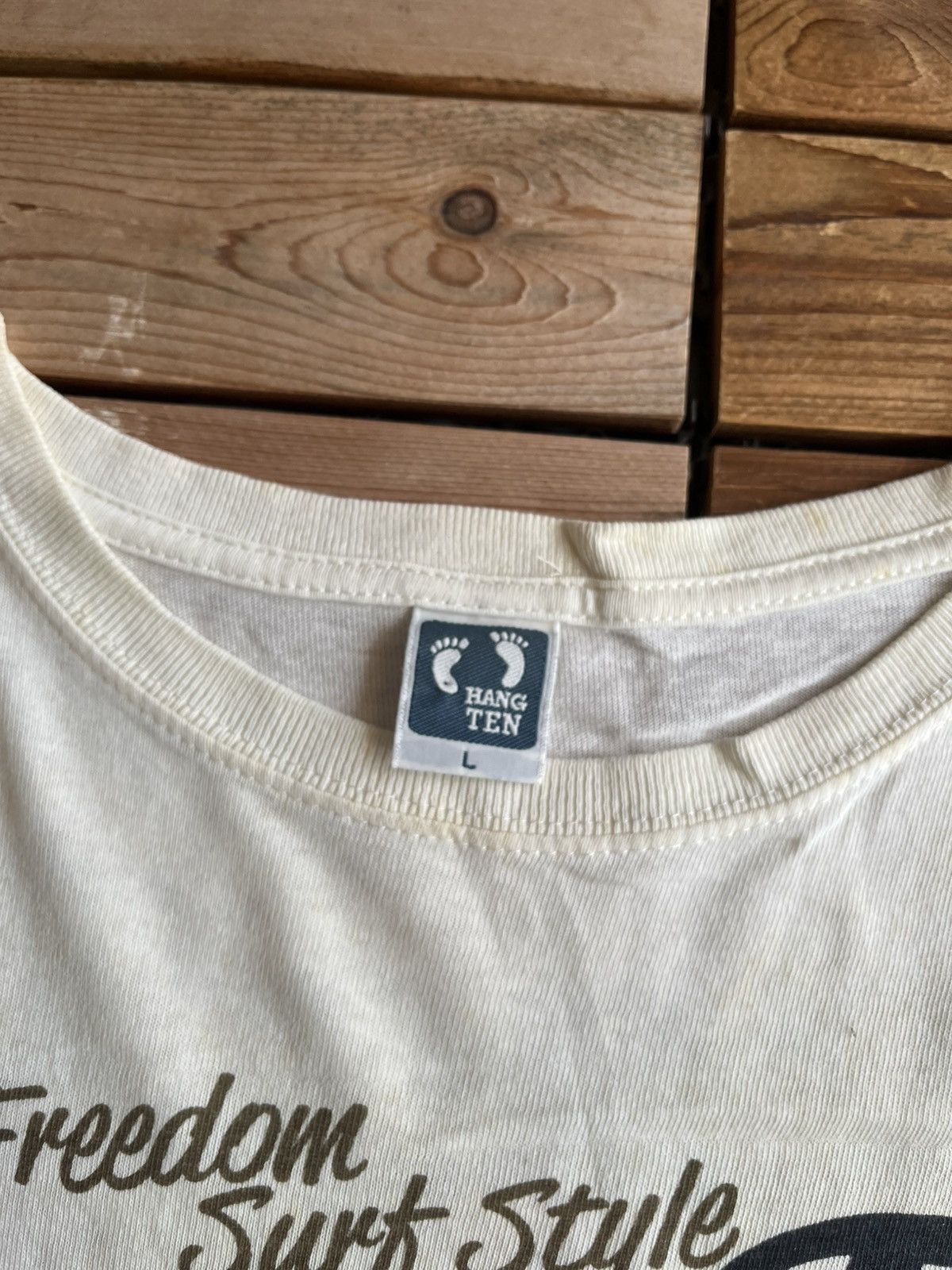 Hang Ten × Vintage Vintage Hang Ten T shirt California Size US L / EU 52-54 / 3 - 3 Thumbnail