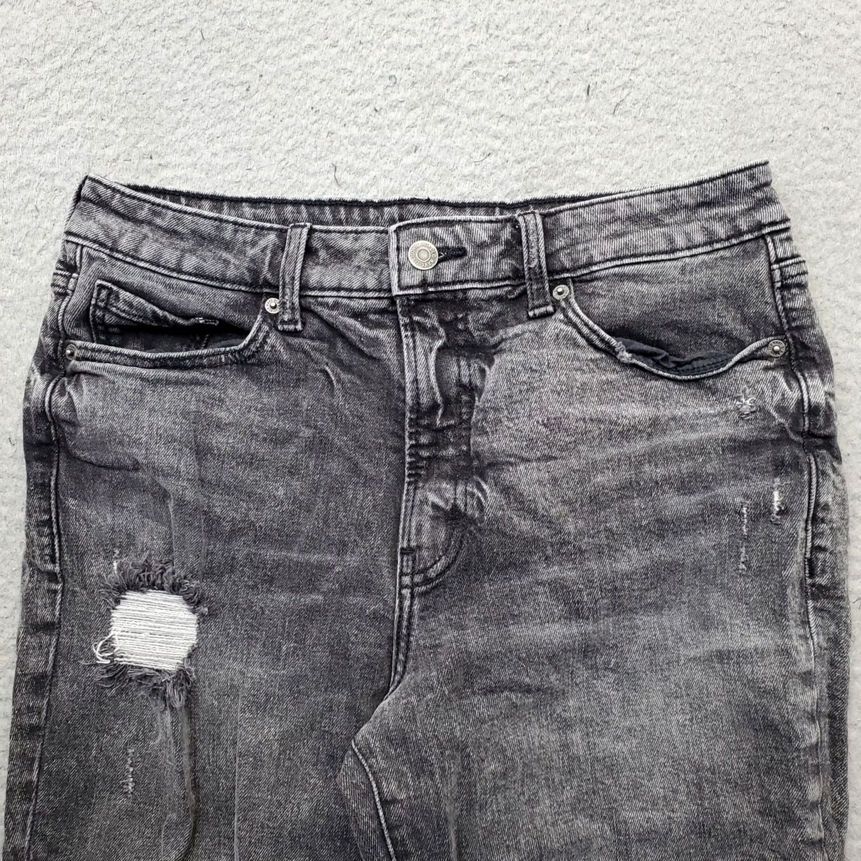 Old Navy Old Navy Jeans Womens 10 Black Denim Secret Slim Pockets High Rise OG Straight Jeans Womens 10 Black Denim Slim Straight Size 32" / US 10 / IT 46 - 7 Thumbnail