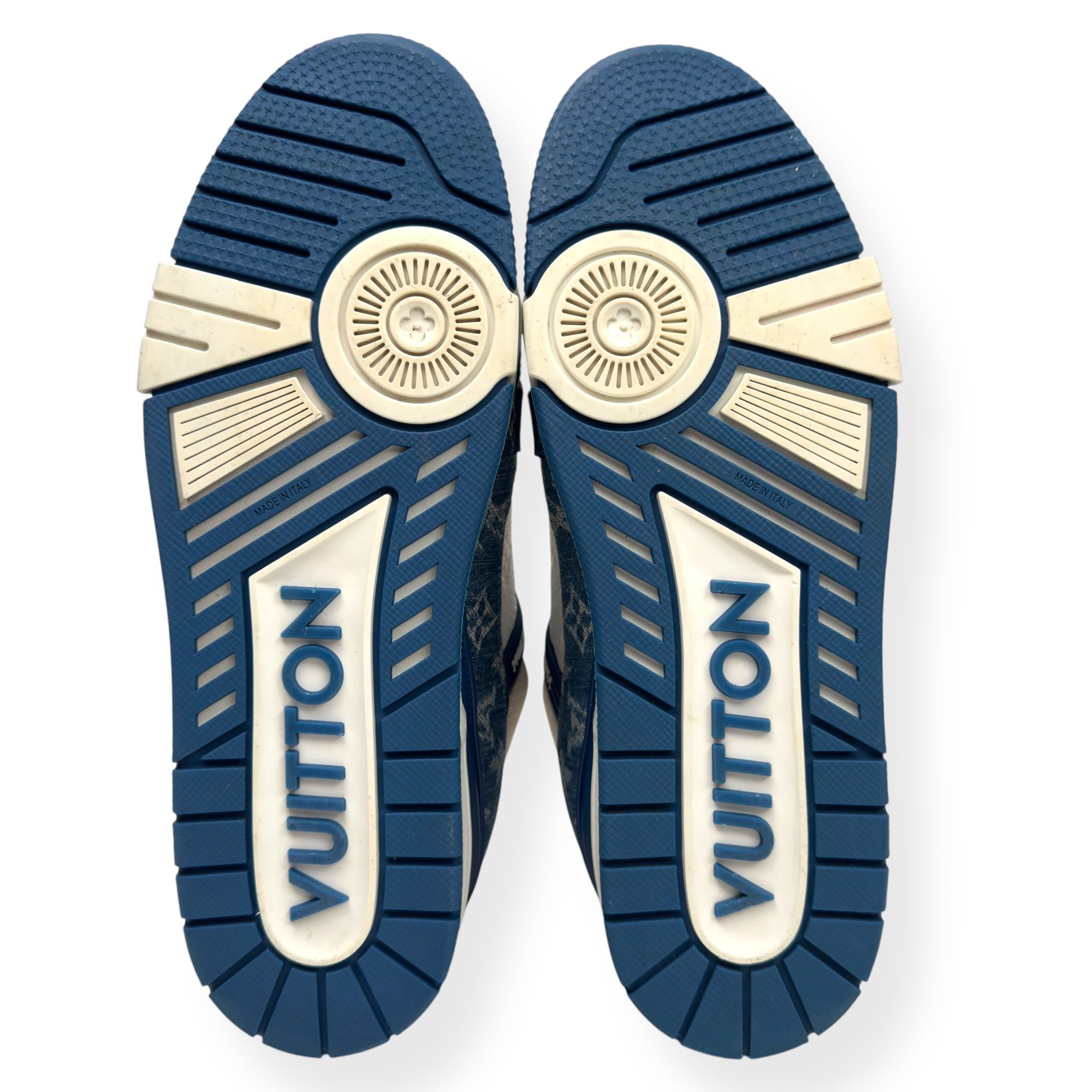 Louis Vuitton LOUIS VUITTON LV DENIM TRAINER BLUE UK10 Size US 11 / EU 44 - 6 Thumbnail