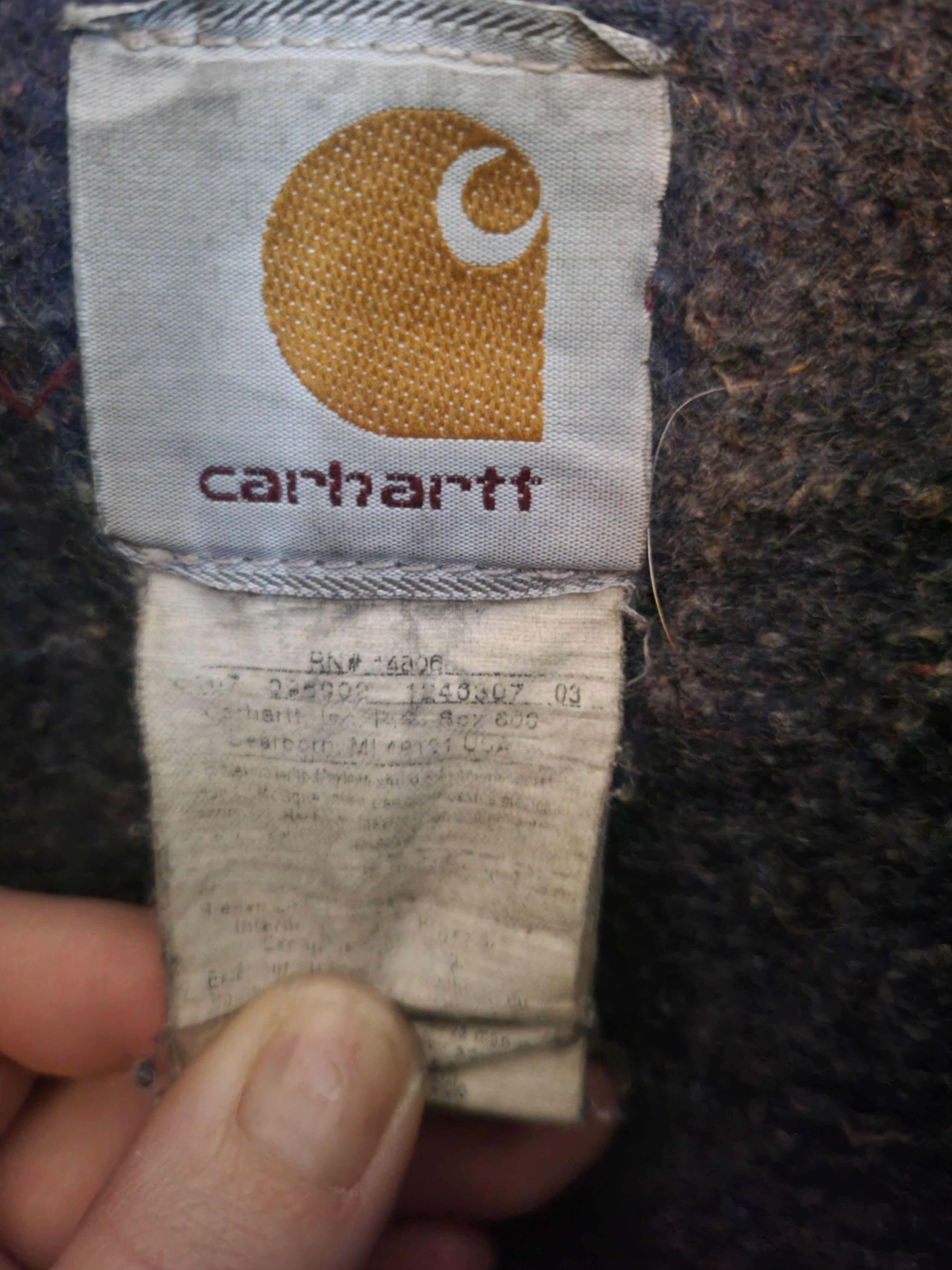 Carhartt Carhartt detroit duck lined coat black faded distressed Size US XL / EU 56 / 4 - 2 Thumbnail