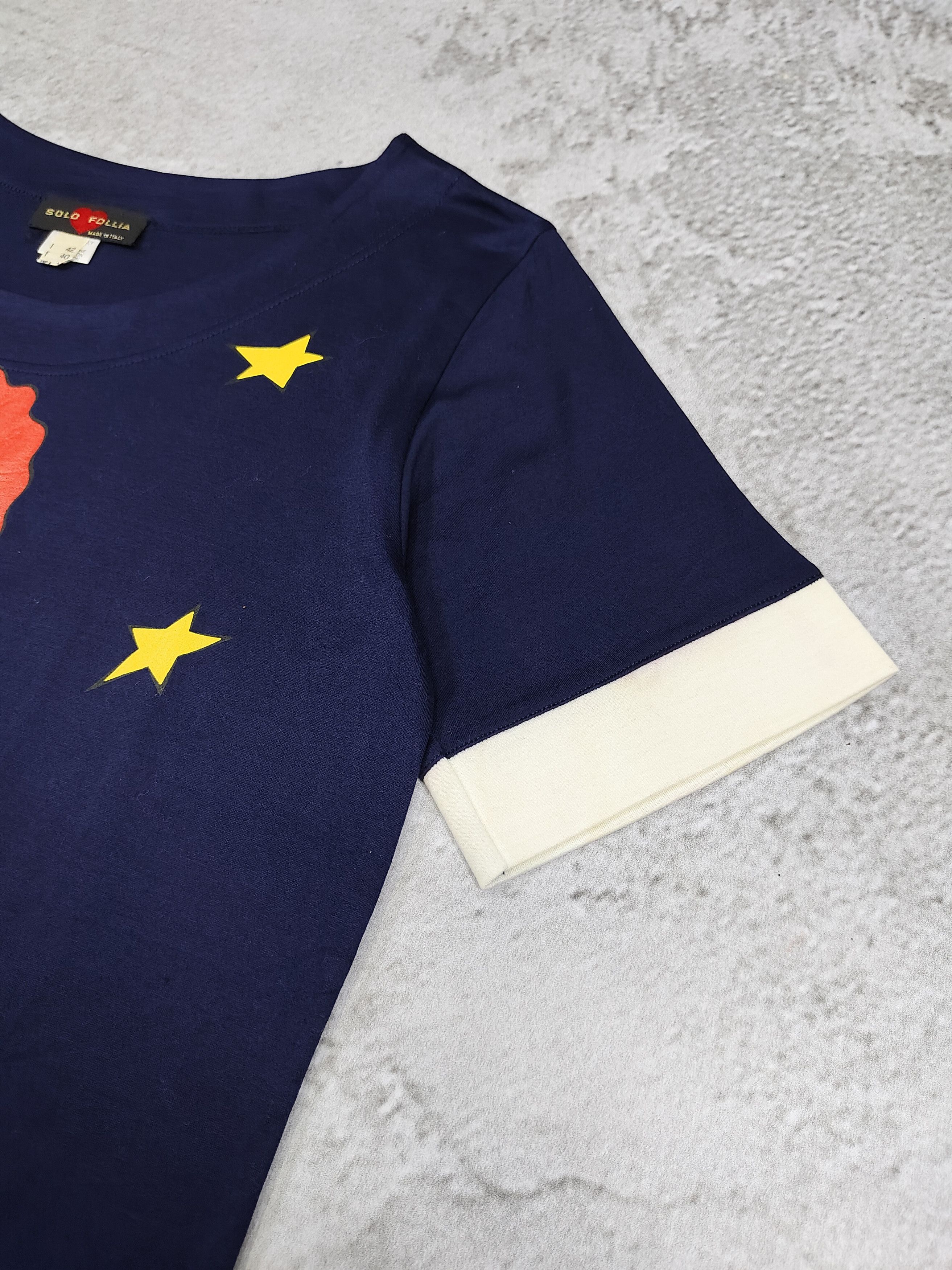 Vintage 00s Solo Follia🇮🇹 Popeye Y2K Cute Kawaii Retro Tee Size M / US 6-8 / IT 42-44 - 3 Thumbnail