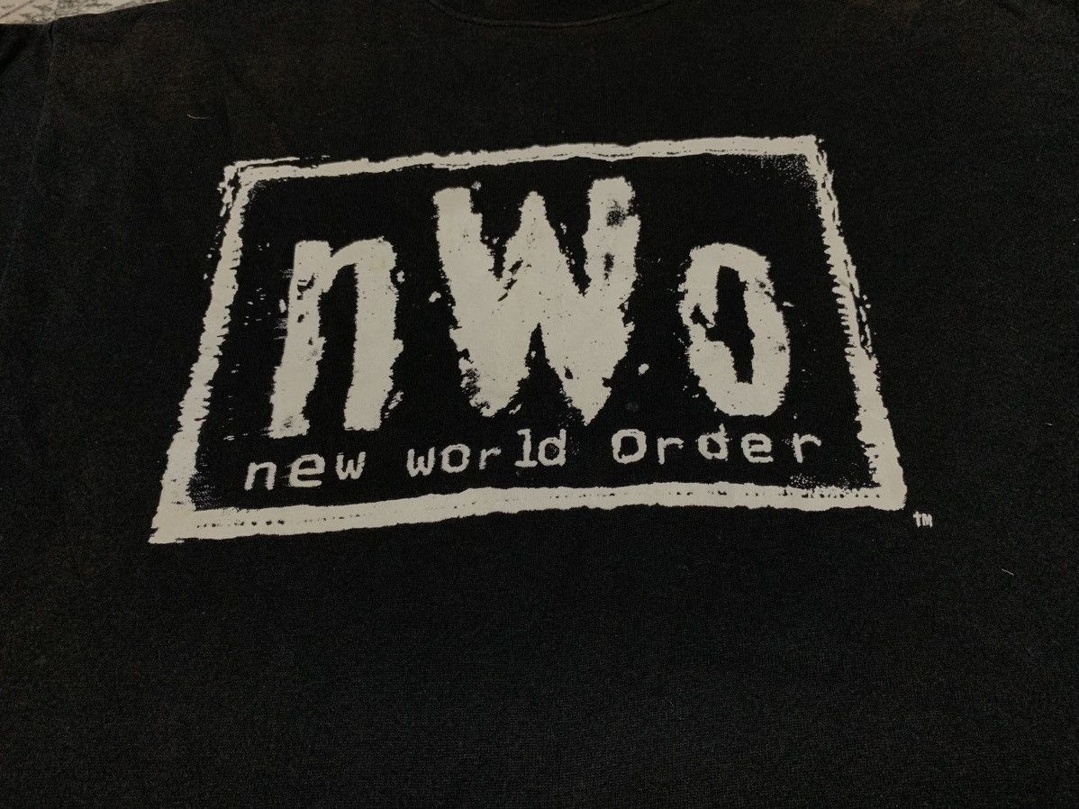 Vintage 90s NWO SWEATSHIRT OVERALL FADED Size US L / EU 52-54 / 3 - 3 Thumbnail