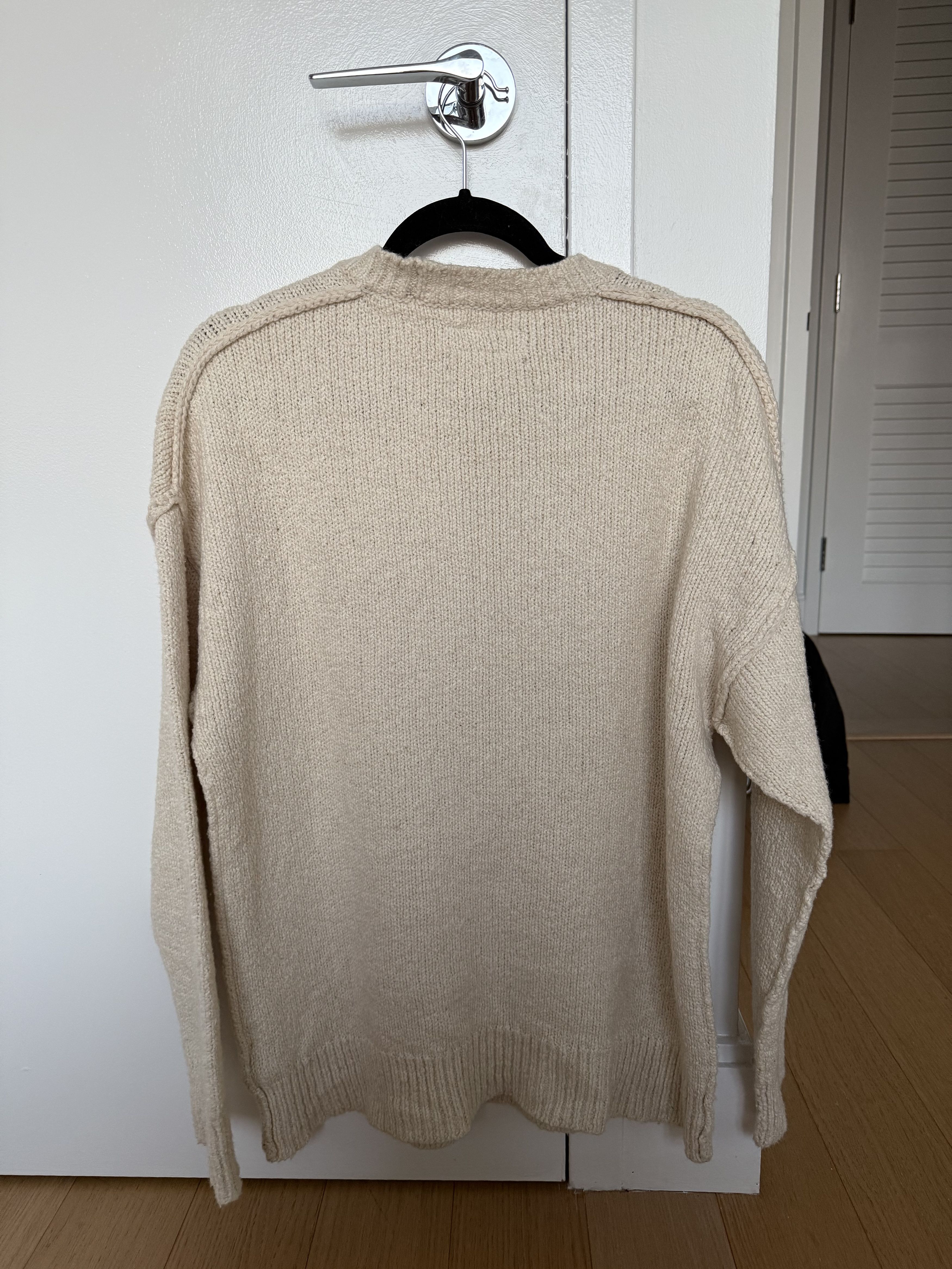 Allsaints Boxy Oversized Wool Crew Sweater Size US S / EU 44-46 / 1 - 2 Thumbnail