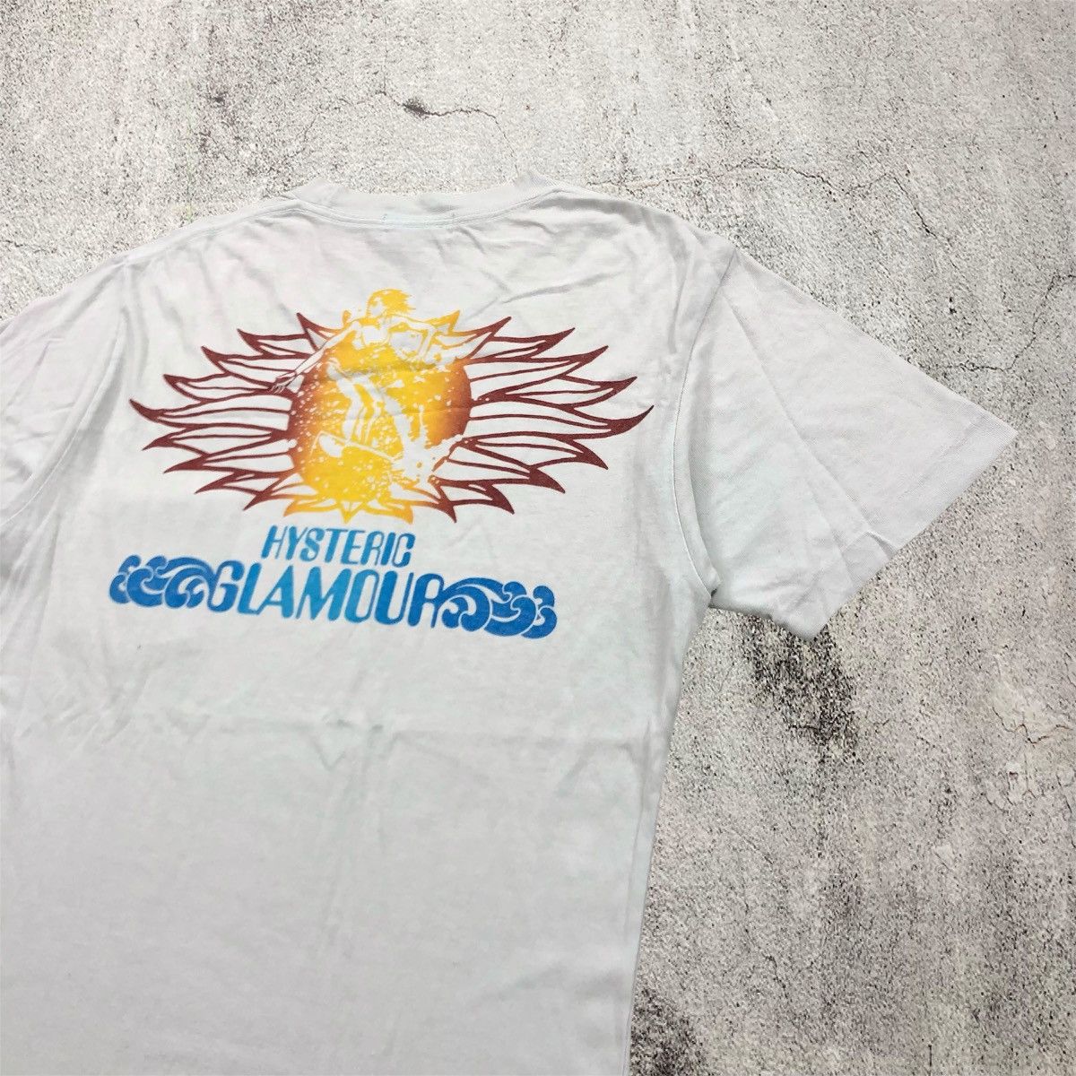 Hysteric Glamour 2000s Hysteric Glamour Flowers Surf Pocket T-shirt Blue Sky Size US M / EU 48-50 / 2 - 2 Thumbnail