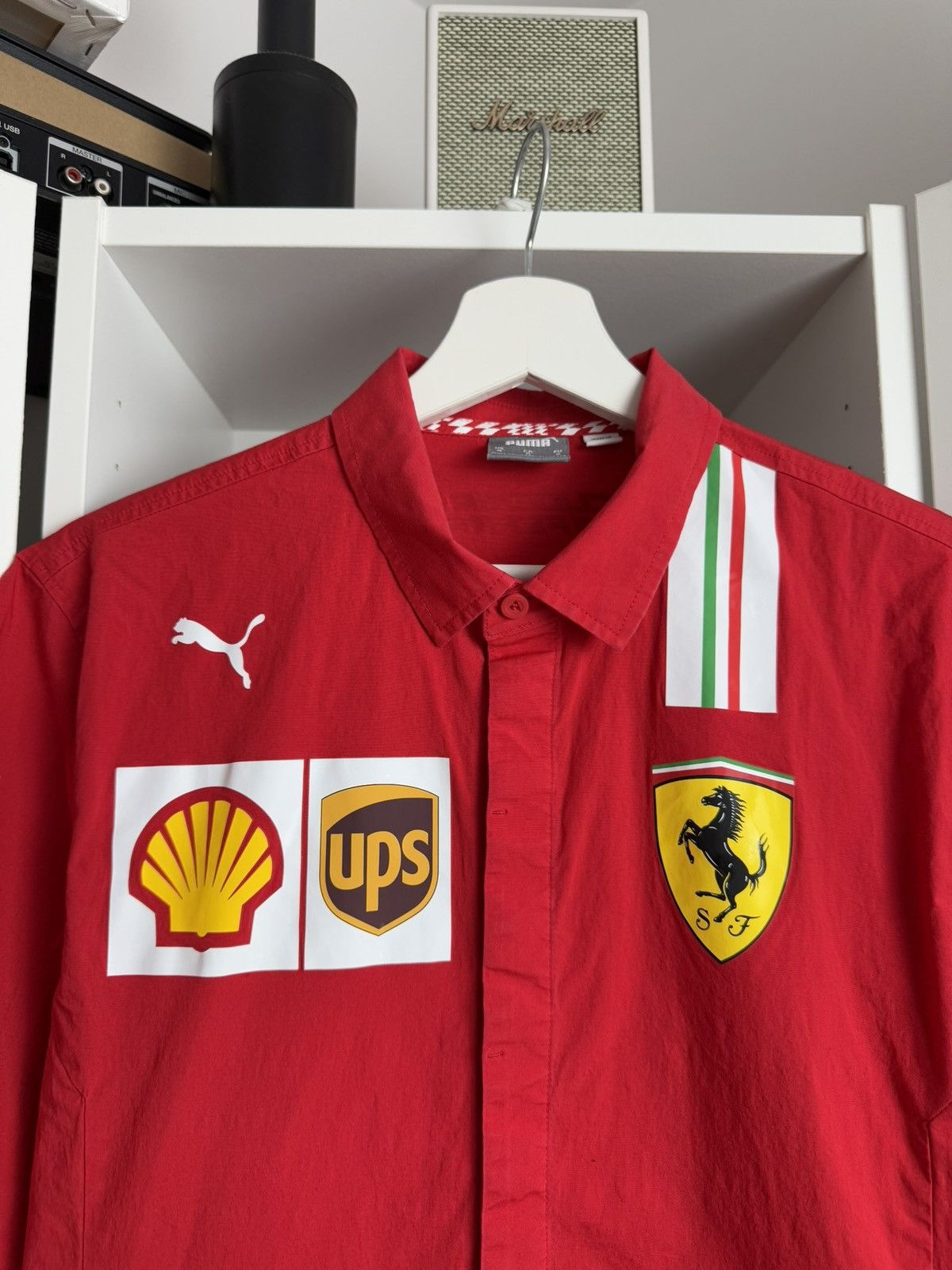 Ferrari × Puma × Vintage Vintage Puma x Ferrari f1 team racing shirt M moto shell y2k Size US M / EU 48-50 / 2 - 6 Thumbnail