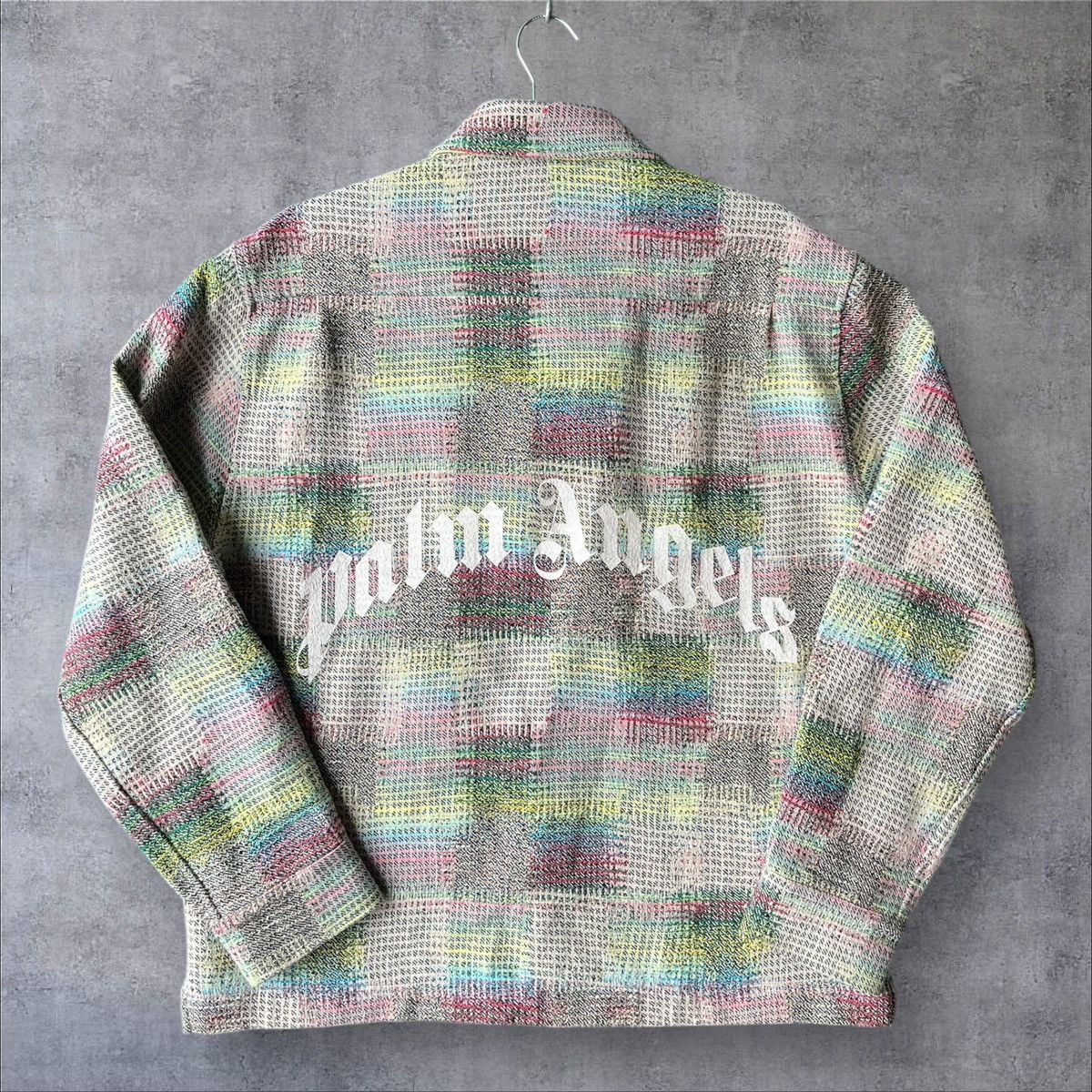 Palm Angels VERY CLEAN PALM ANGELS MULTICOLOR PLAID PEACOAT SIZE 50 Size US L / EU 52-54 / 3 - 10 Thumbnail