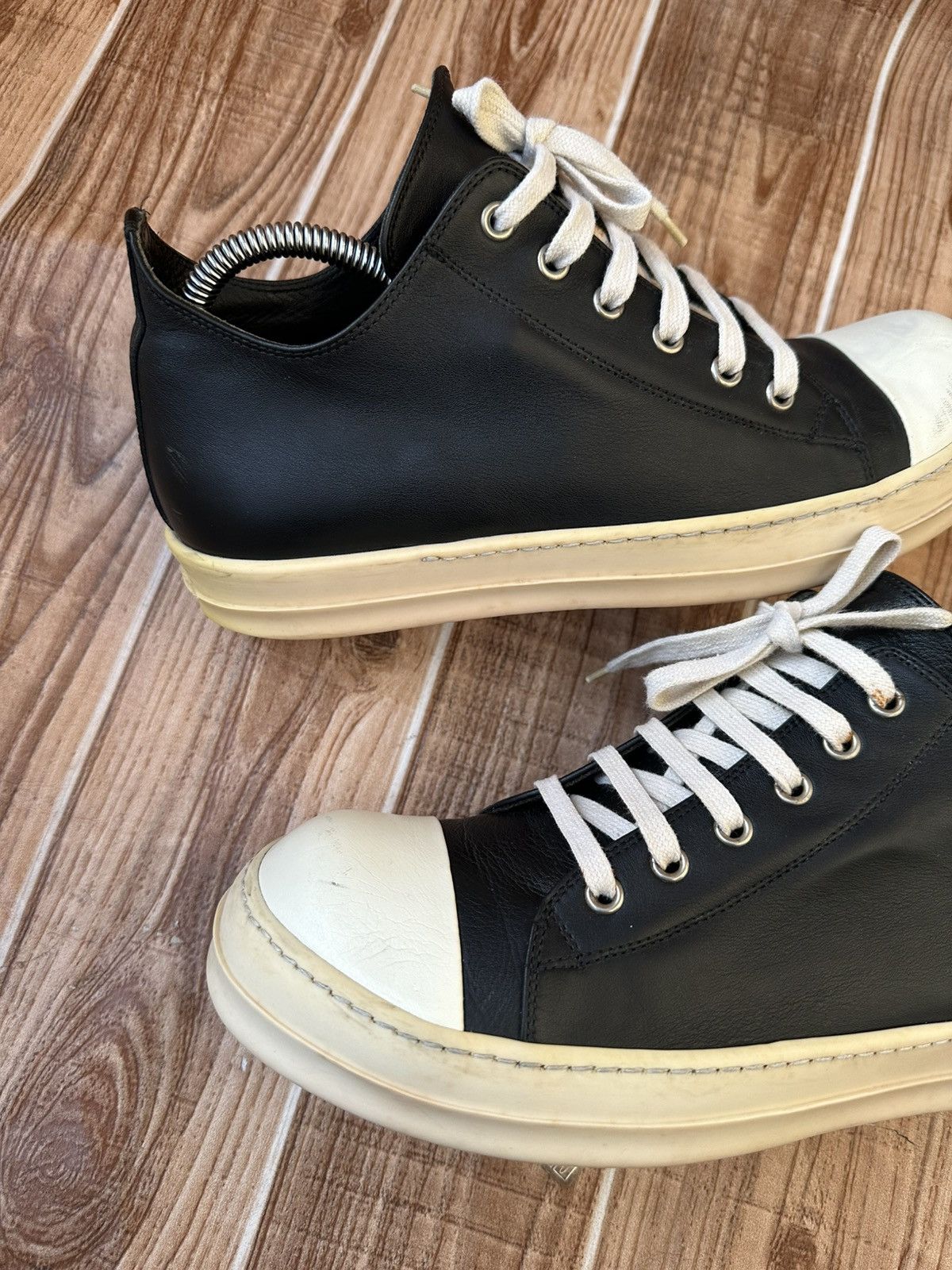 Rick Owens Rick Owens SS16 Leather Mainline Ramones Calf Leather Size US 8.5 / EU 41-42 - 8 Thumbnail