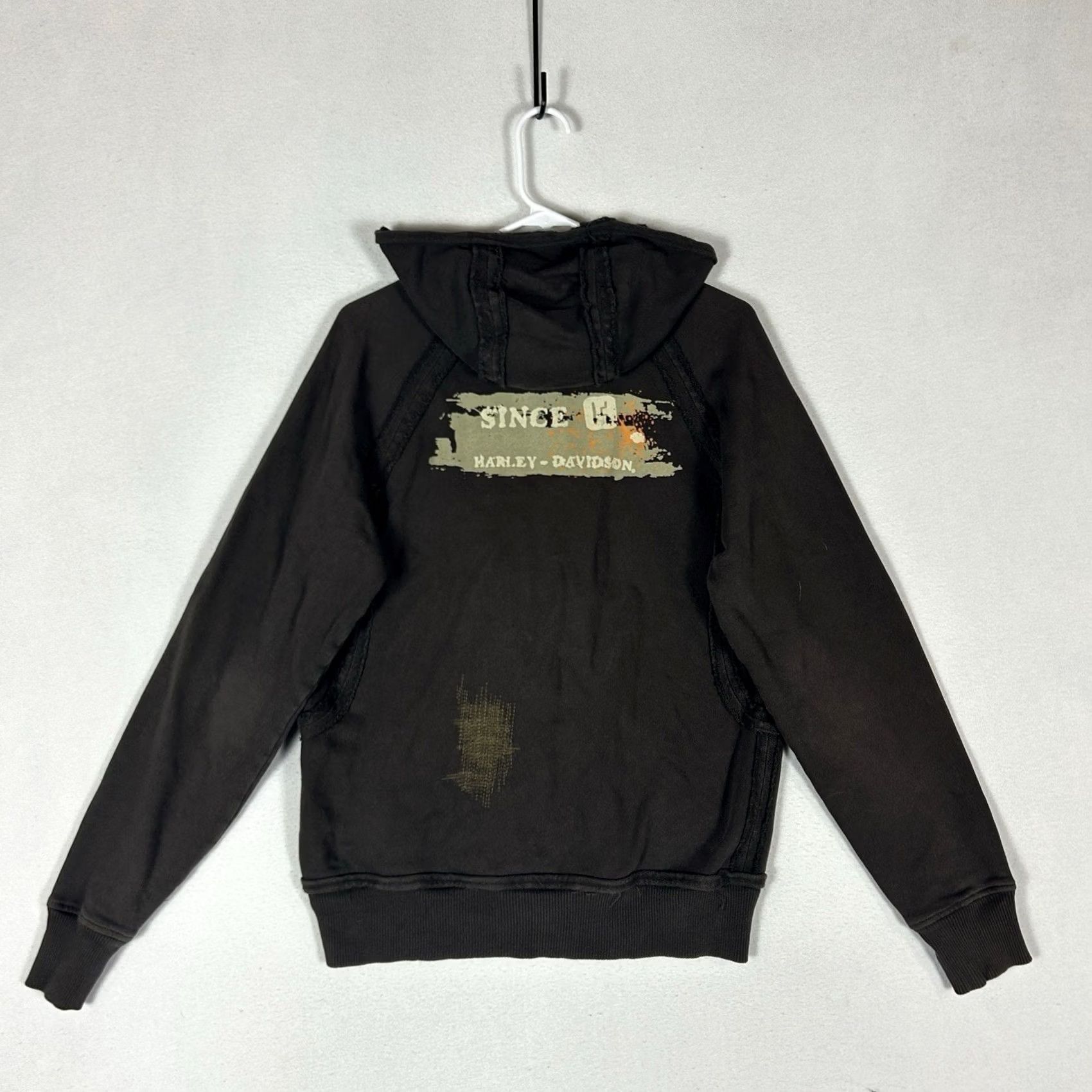 Harley Davidson Harley-Davidson Full Zip Hoodie Womens Size Medium Brown Logo HDMC Shirt Size M / US 6-8 / IT 42-44 - 6 Thumbnail