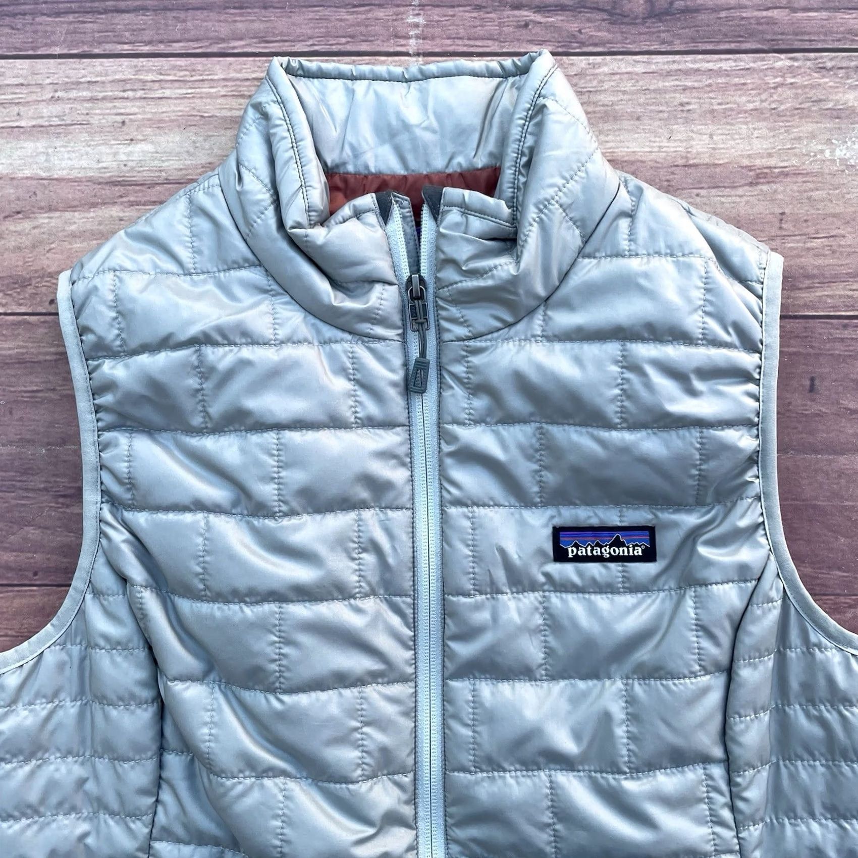 Patagonia VINTAGEPatagonia Womens Nano Puff Vest Sleet Green M Logo NWT 84247 Size M / US 6-8 / IT 42-44 - 4 Thumbnail